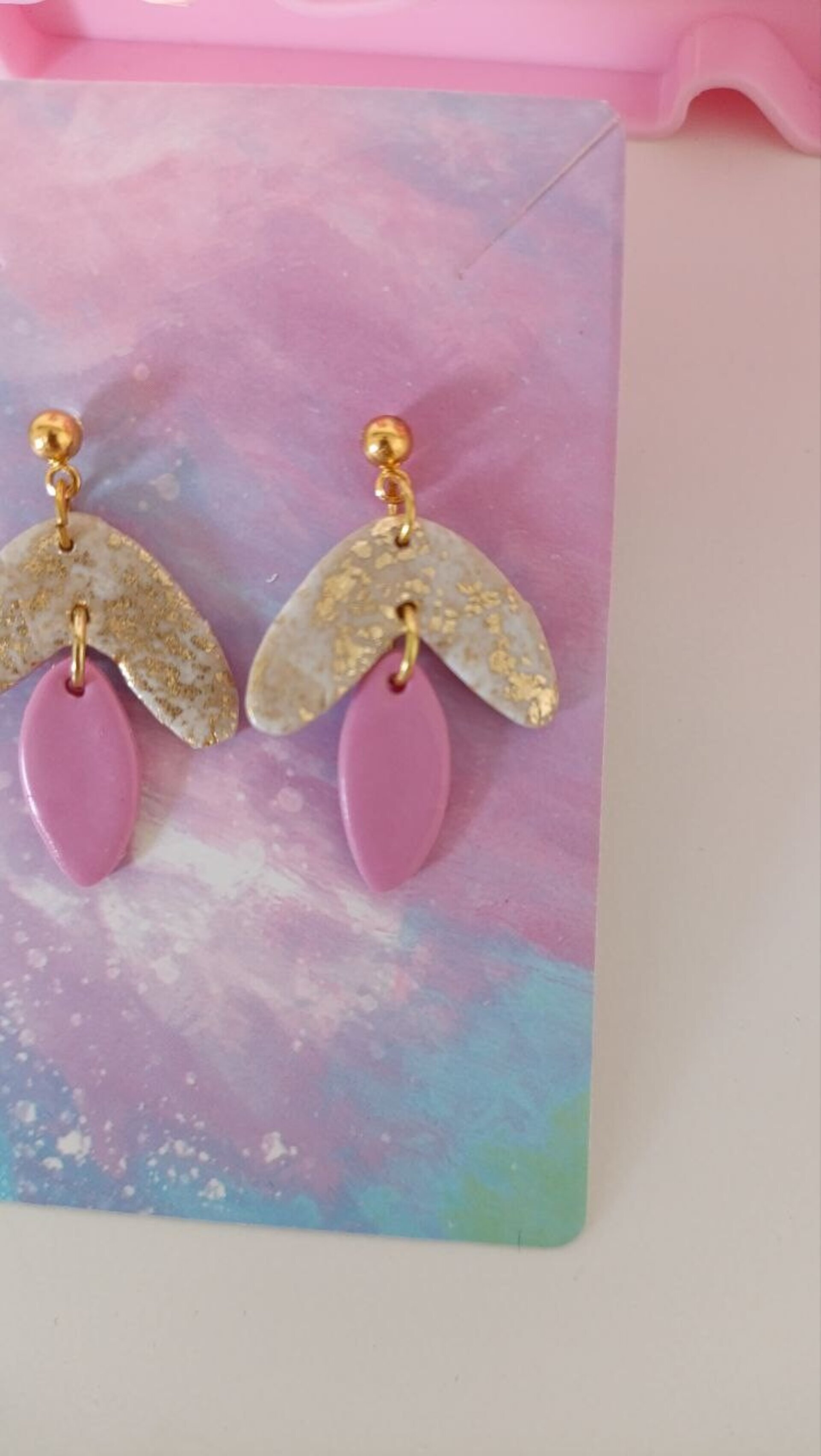 Pendientes Sof Rosa pequeños - 2