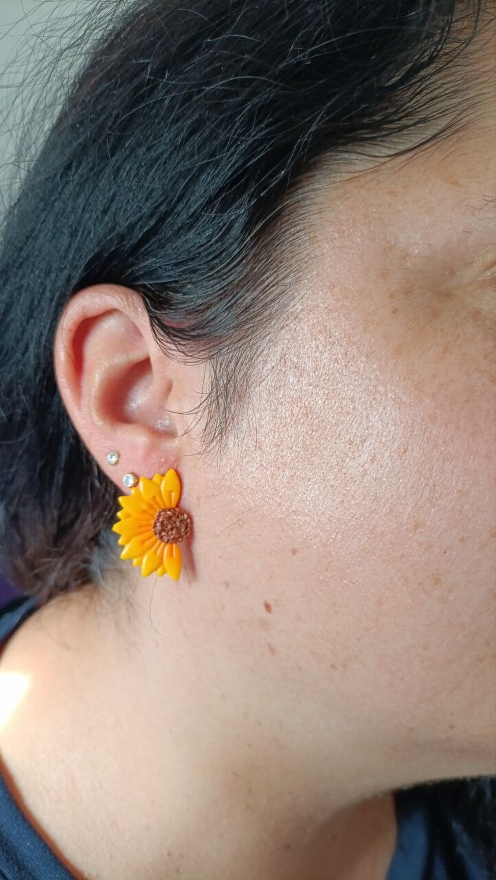 Pendientes Medio Girasol - 5