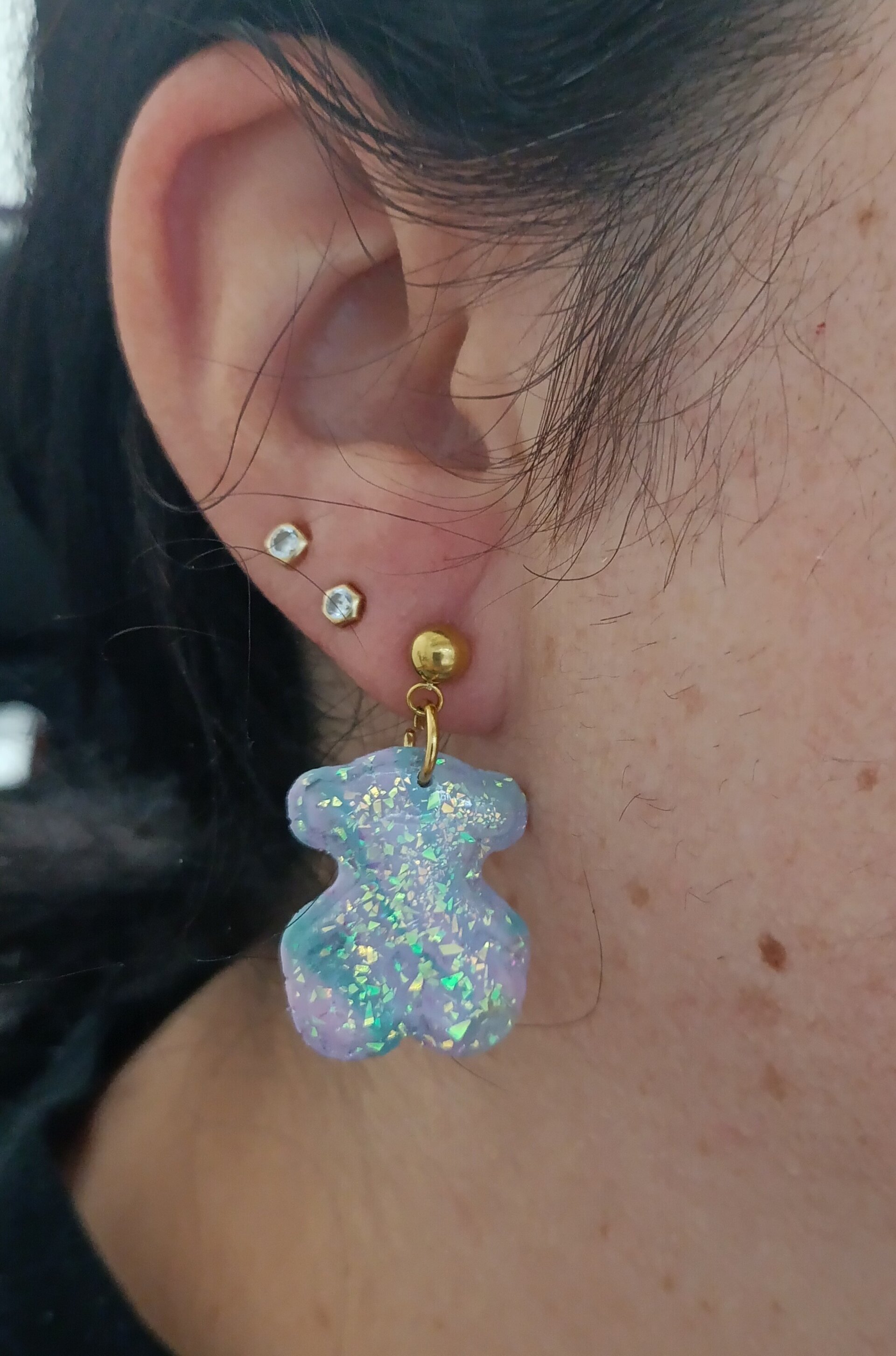 Pendientes Oso colgant- varios colores - 7