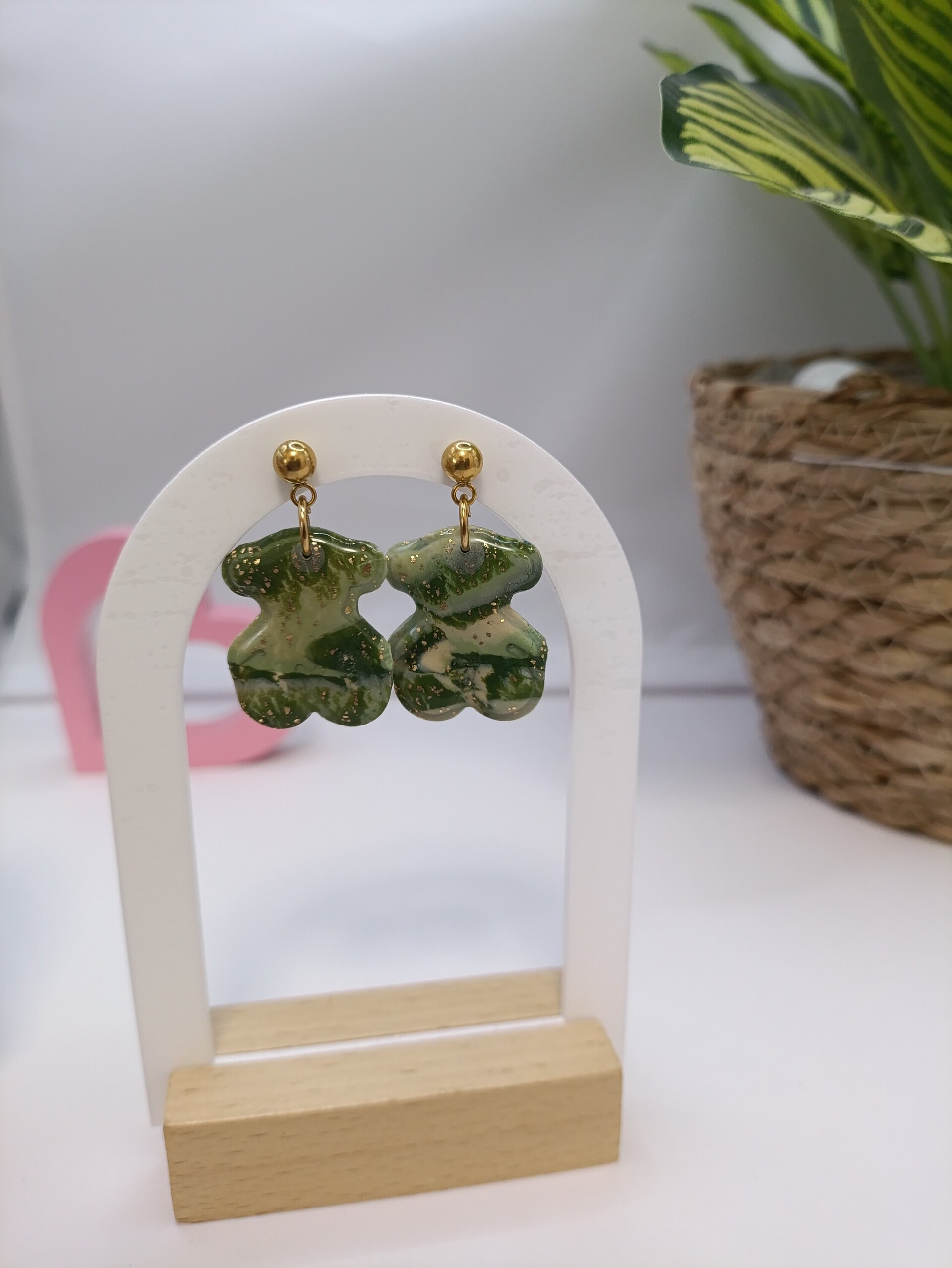 Pendientes Oso colgant- varios colores - 15