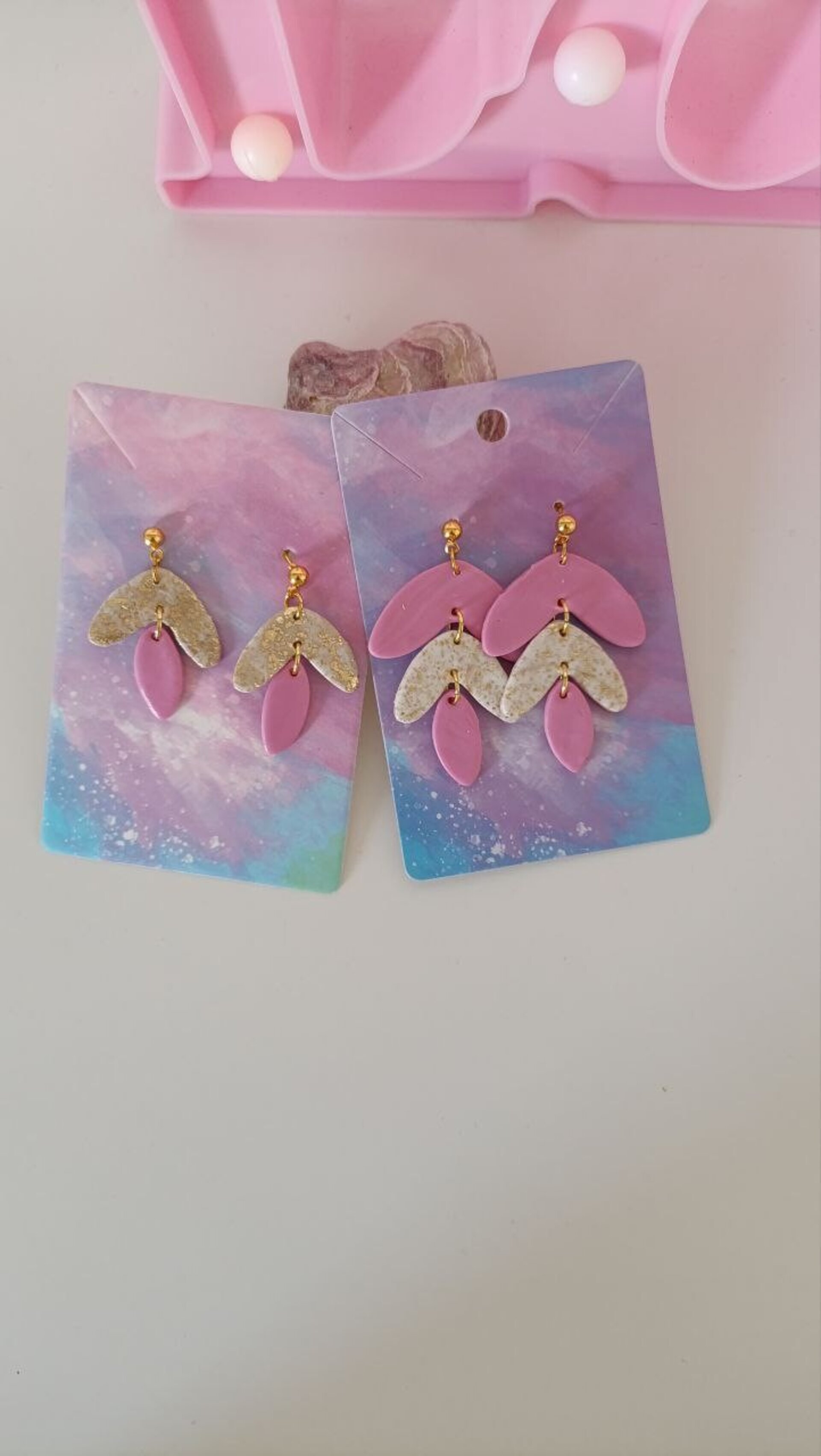 Pendientes Sof Rosa pequeños - 7