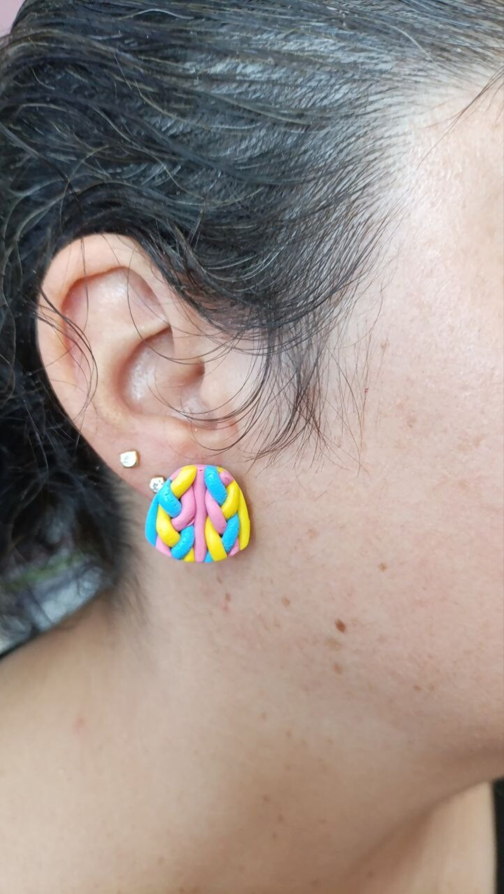 Pendientes pequeños de arcilla polimerica Chuche - 3