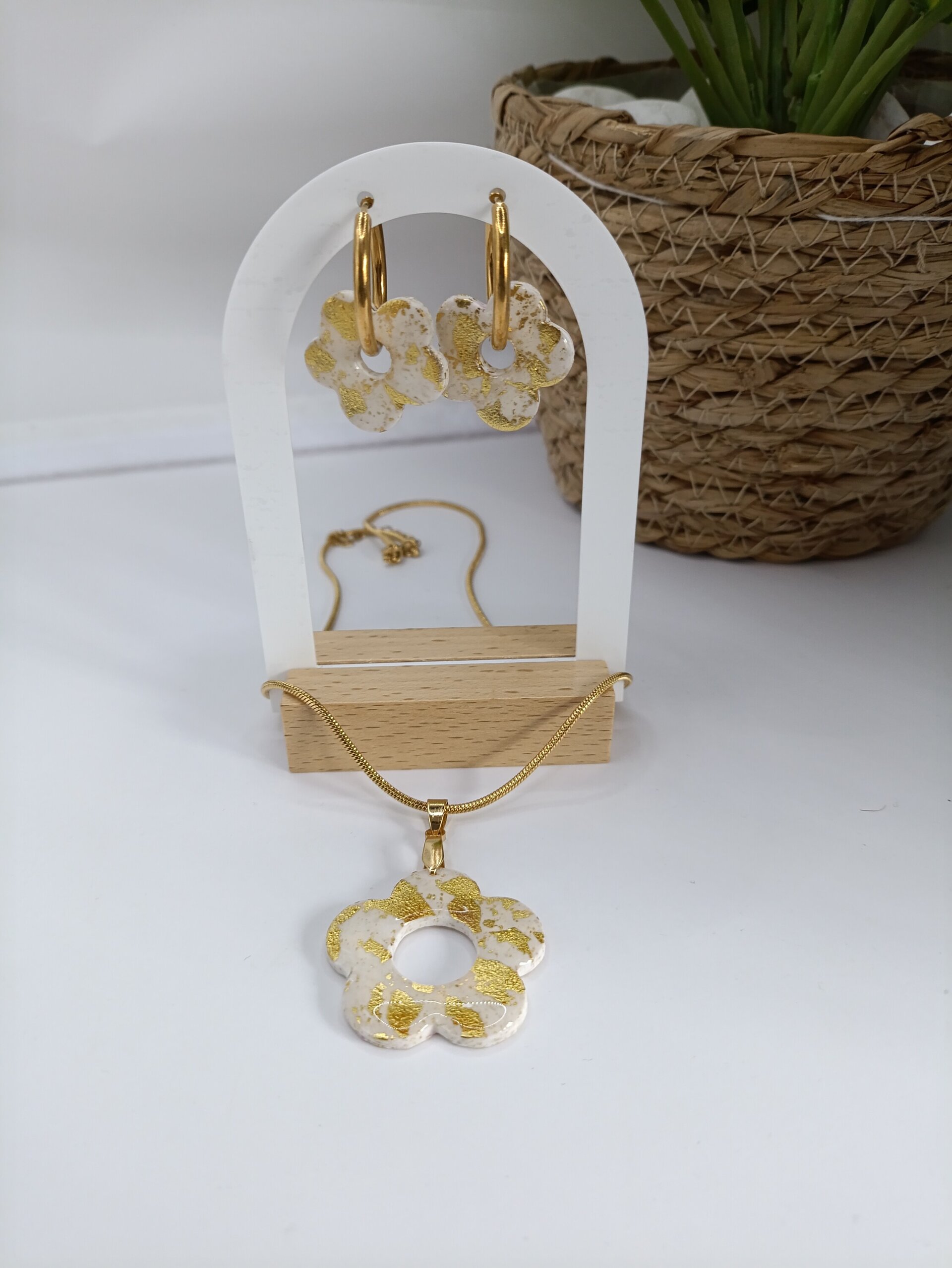 Conjunto de pendientes de aro de colgante  2 modelos a elegir - 3