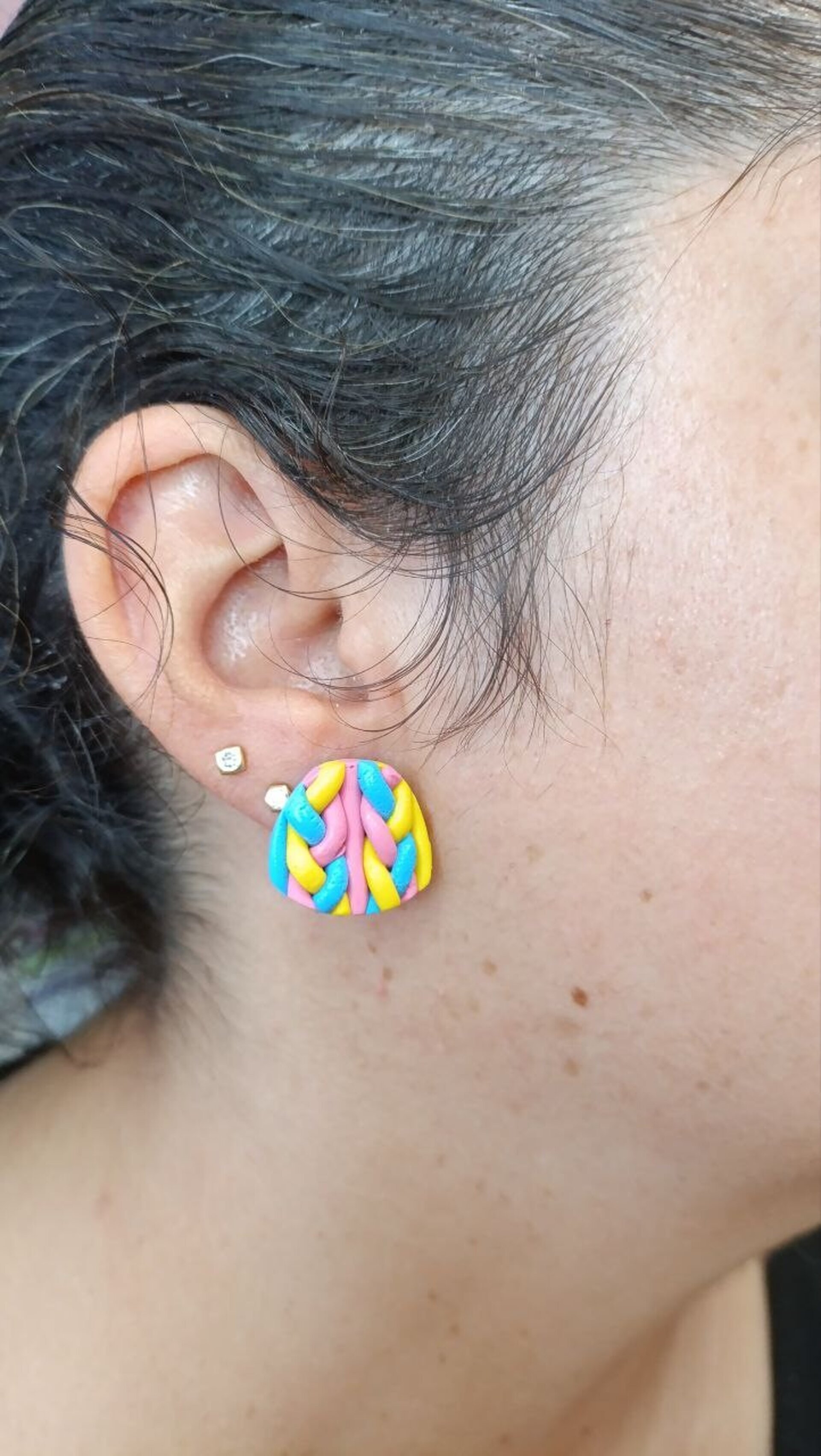 Pendientes pequeños de arcilla polimerica Chuche - 5