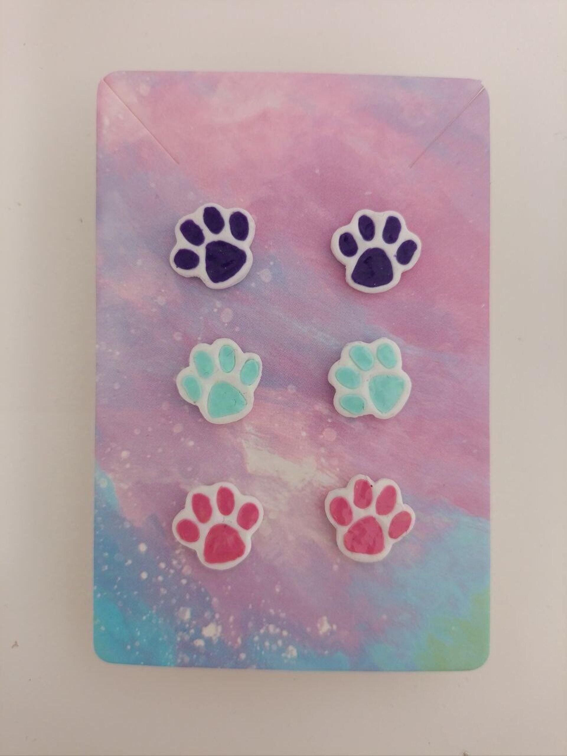 Pack de 3 Pares de Pendientes Pequeños para Niña o mujer - Minnie y mickey mouse - 3