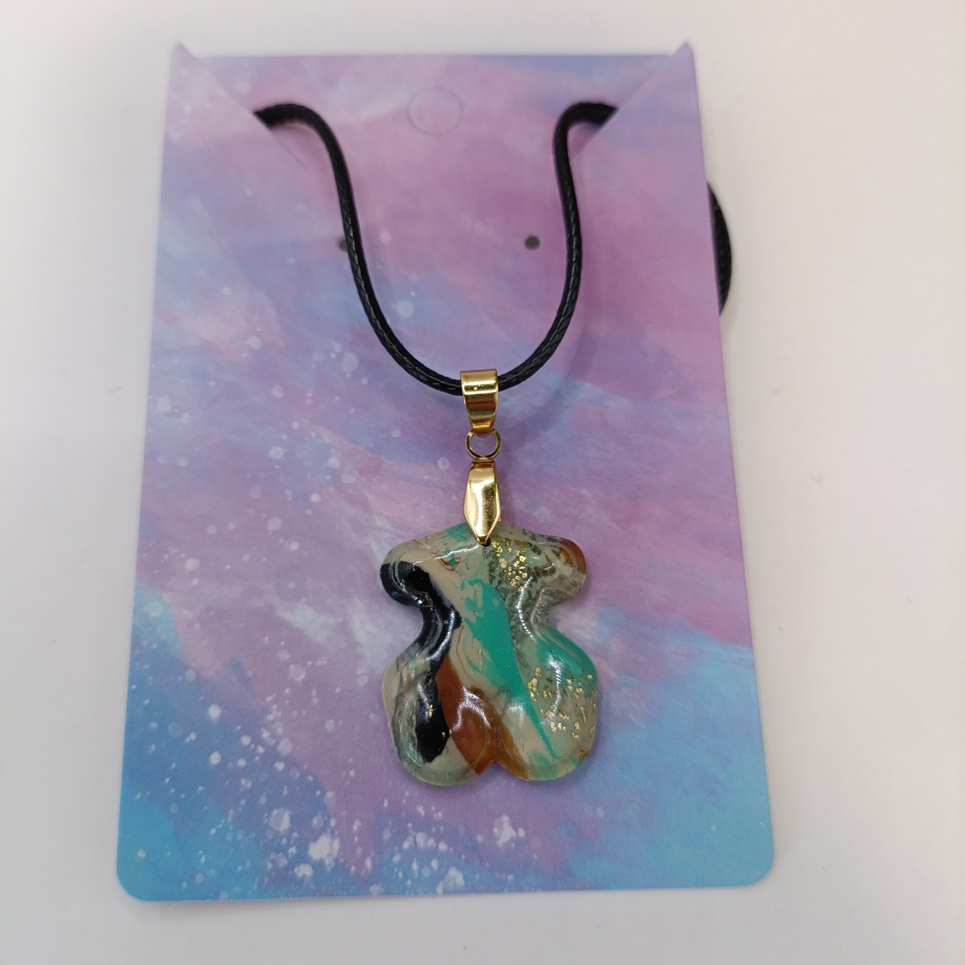 Colgante oso estampado - 1