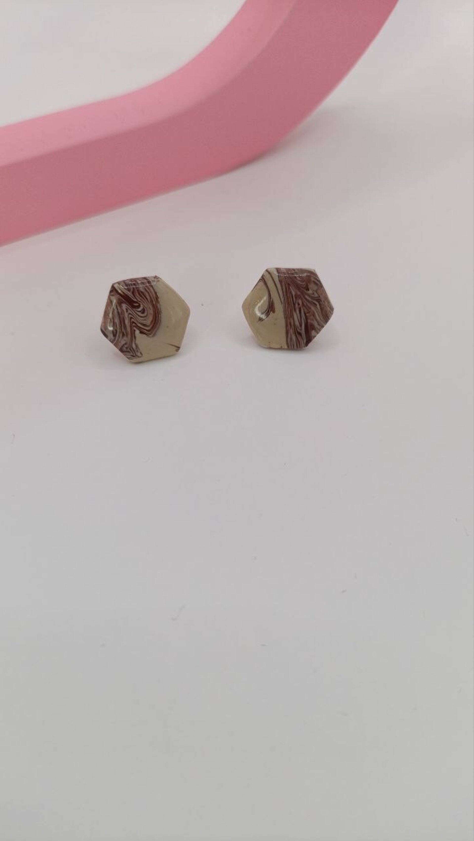 Pendientes Pequeños arcilla polimerica Geo Terrenal - 2