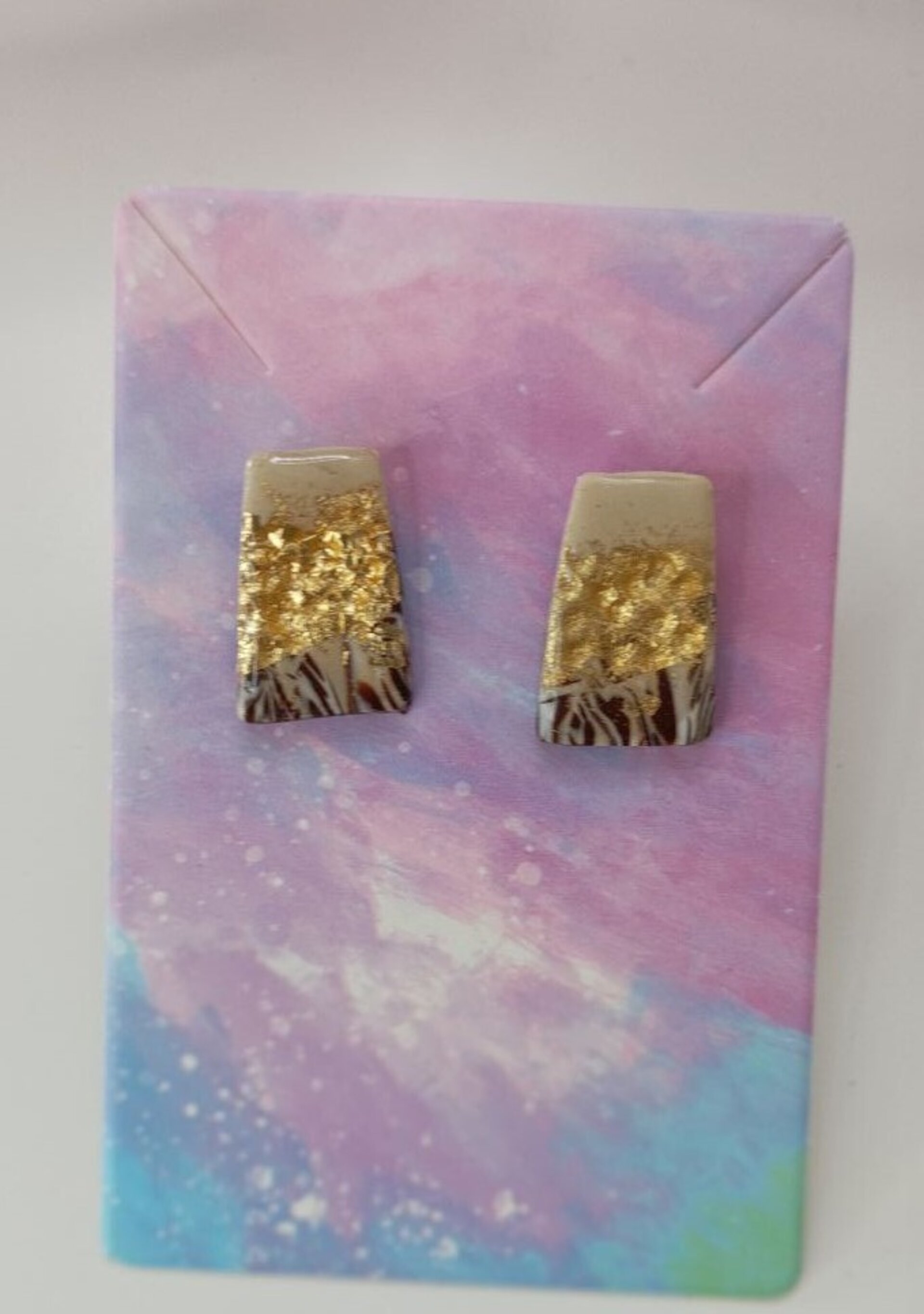 Pendientes Terrenal Rectangurlar - 2