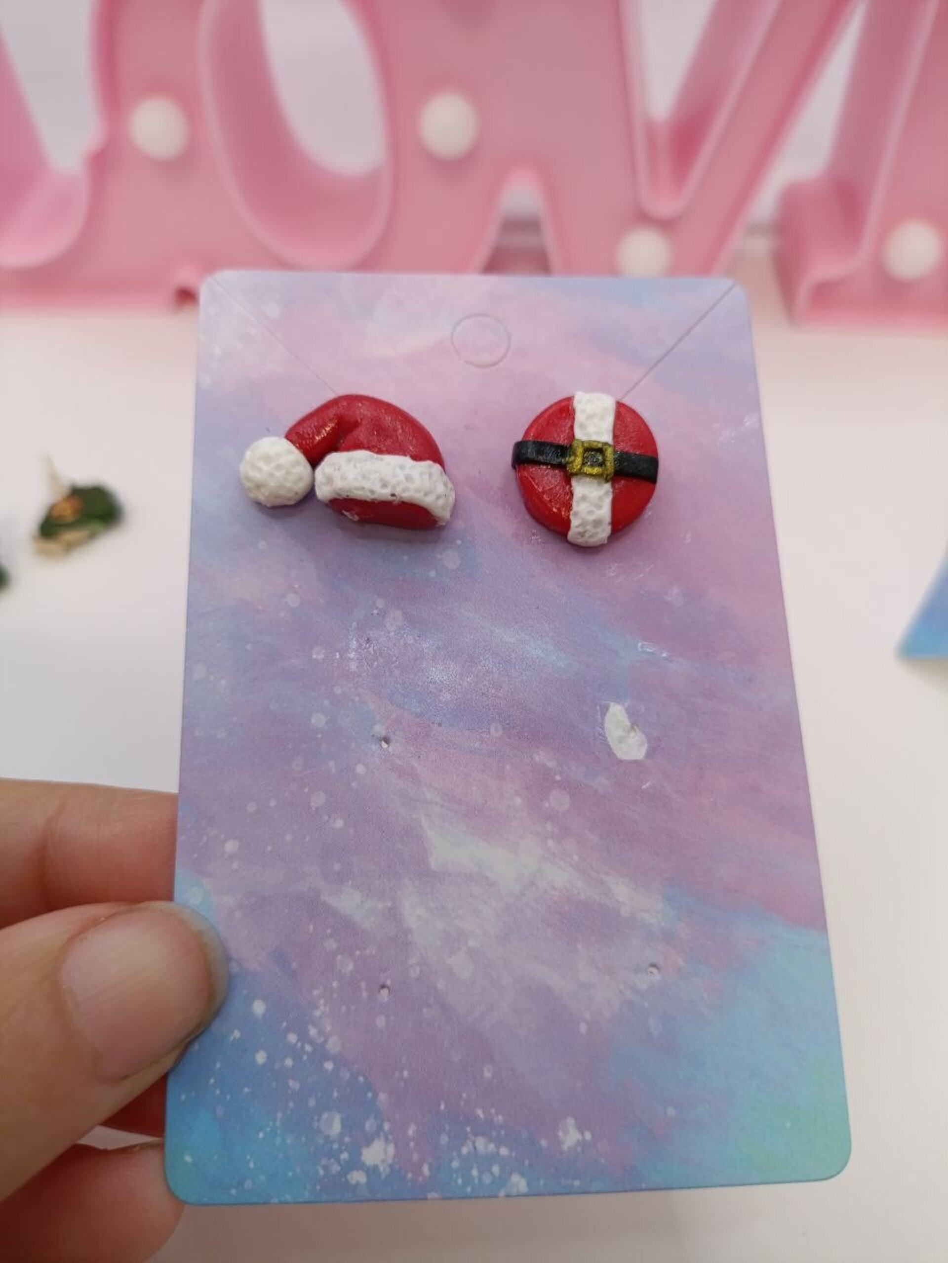 Pendientes pequeños edicion Navidad, pares sueltos - varios modelos - 20