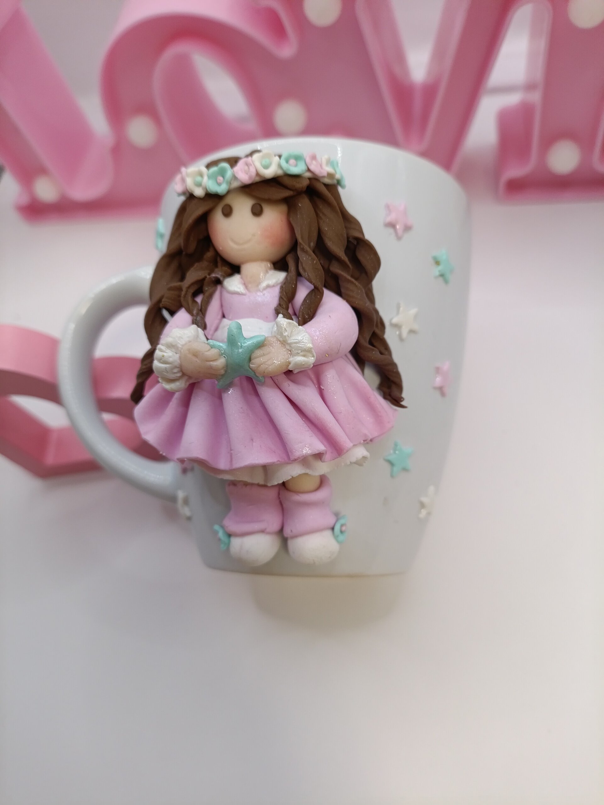 Taza personalizada con diseño de muñeca - 6