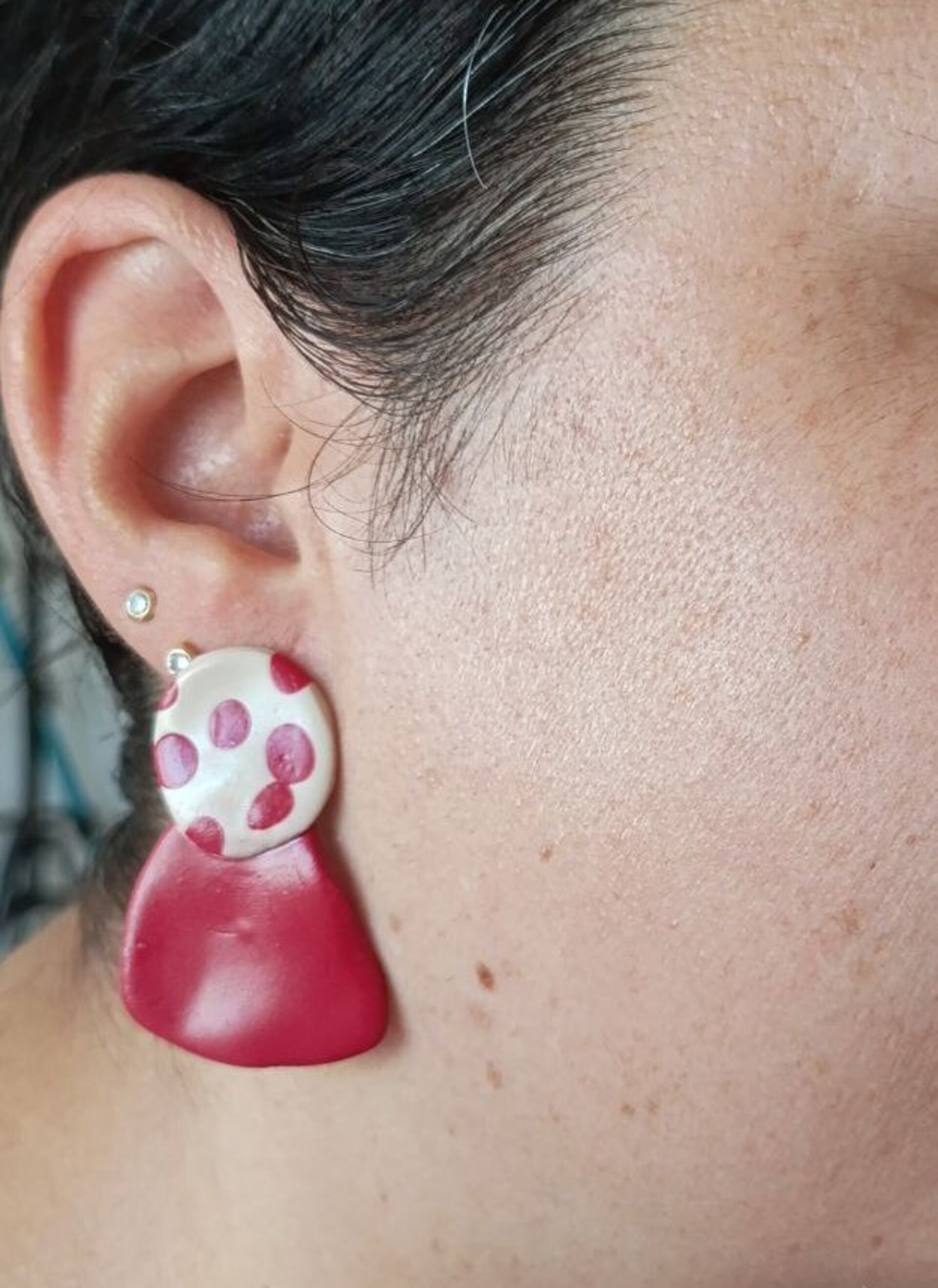 Pendientes Arcilla polimerica modelo Sevilla - 3