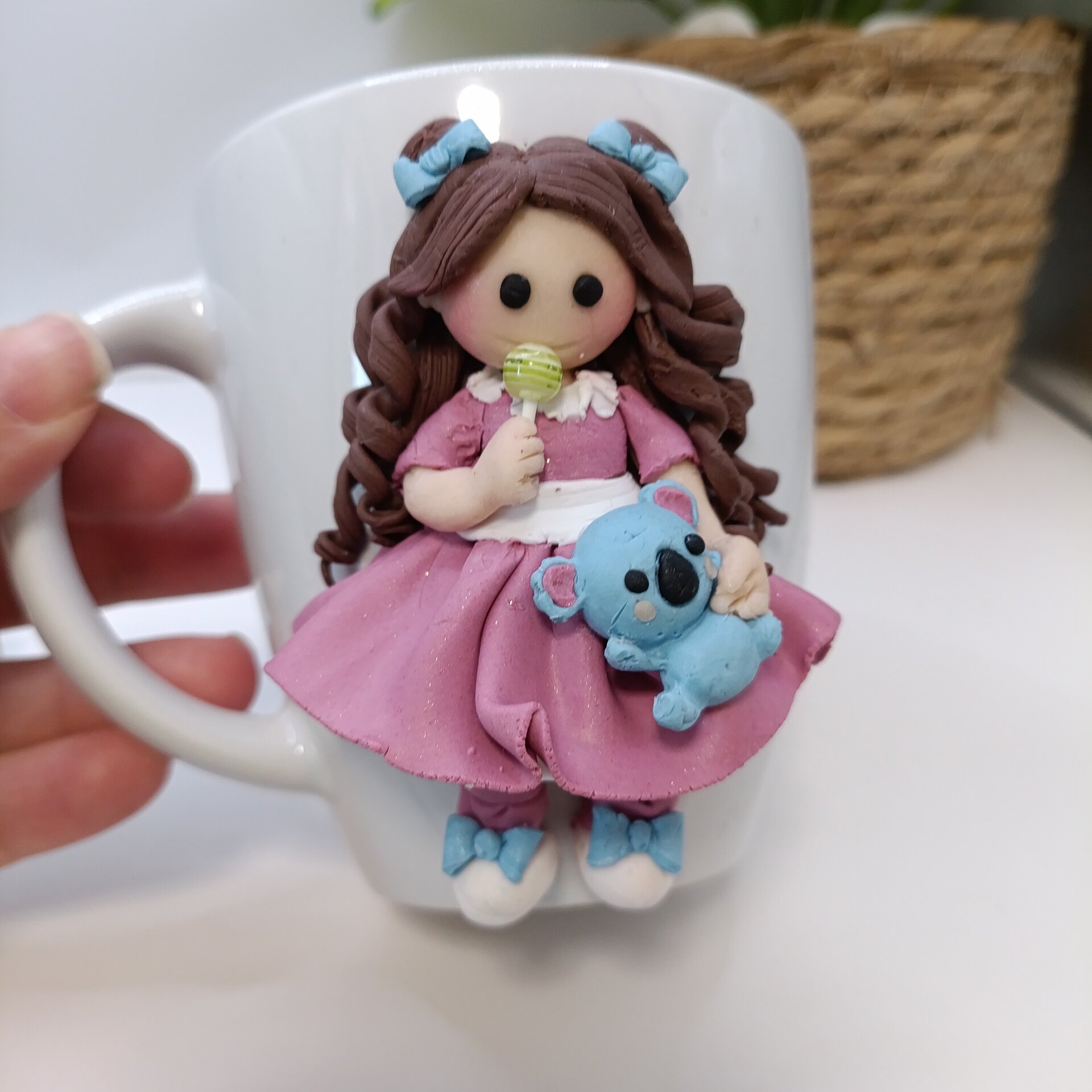 Taza personalizada de muñeca con koala - 4