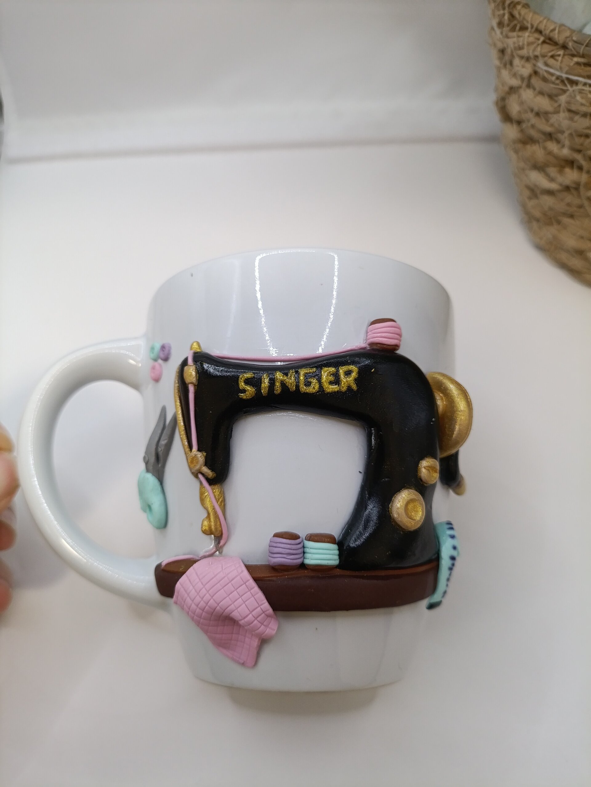 Taza Personalizada maquina de coser - 7