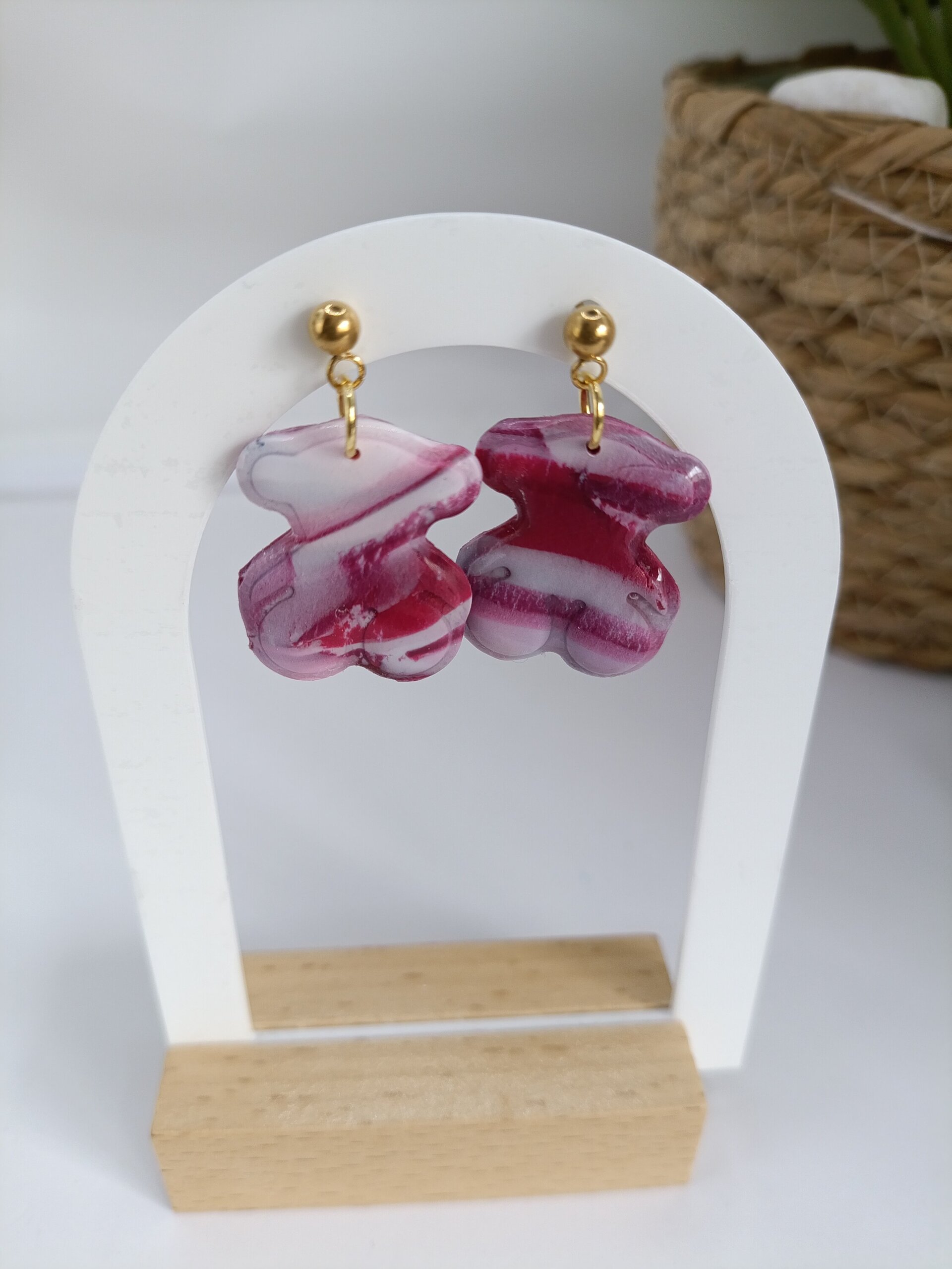 Pendientes Oso colgant- varios colores - 12