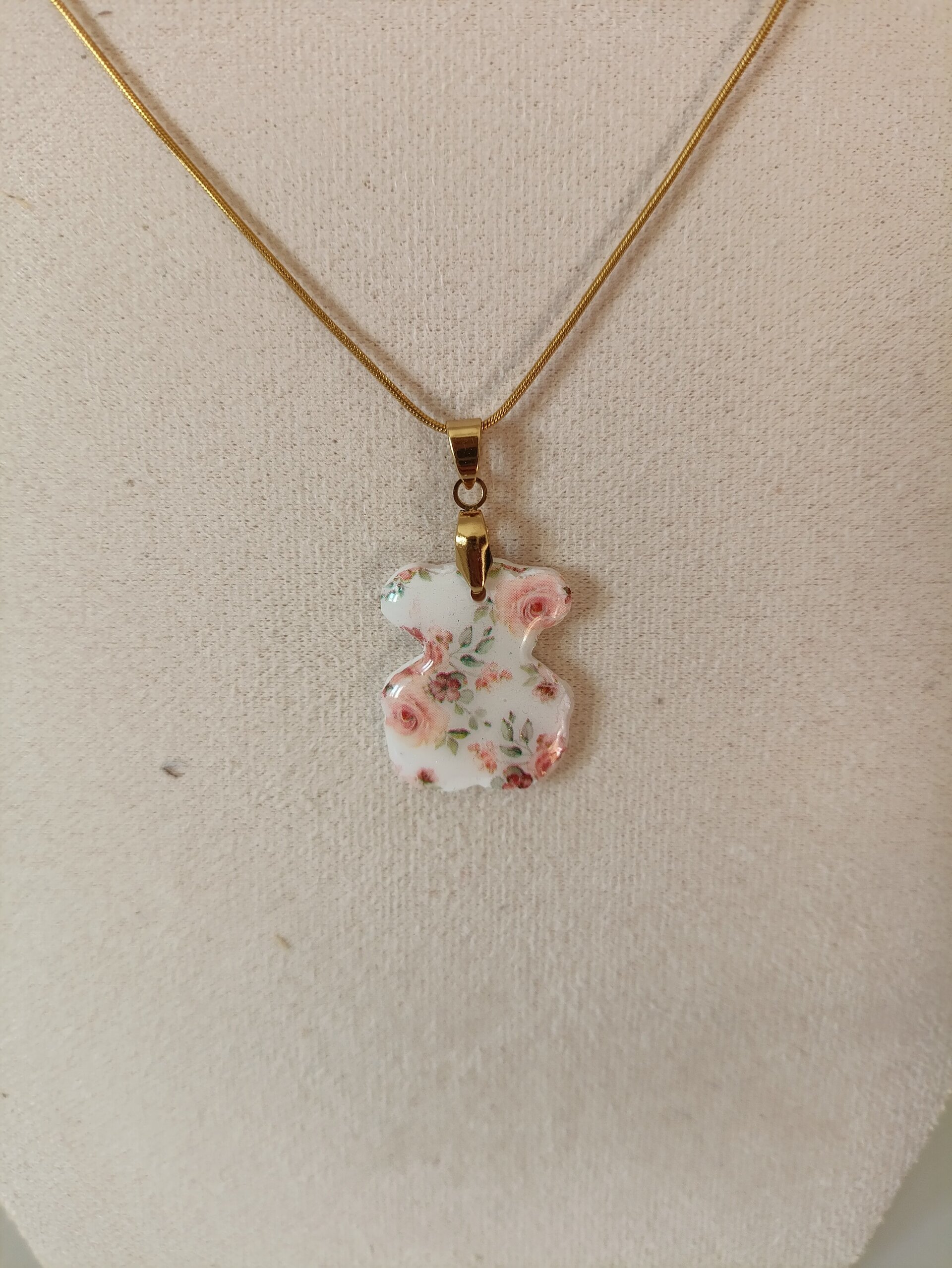 Conjunto pendientes y colgante Oso - 4