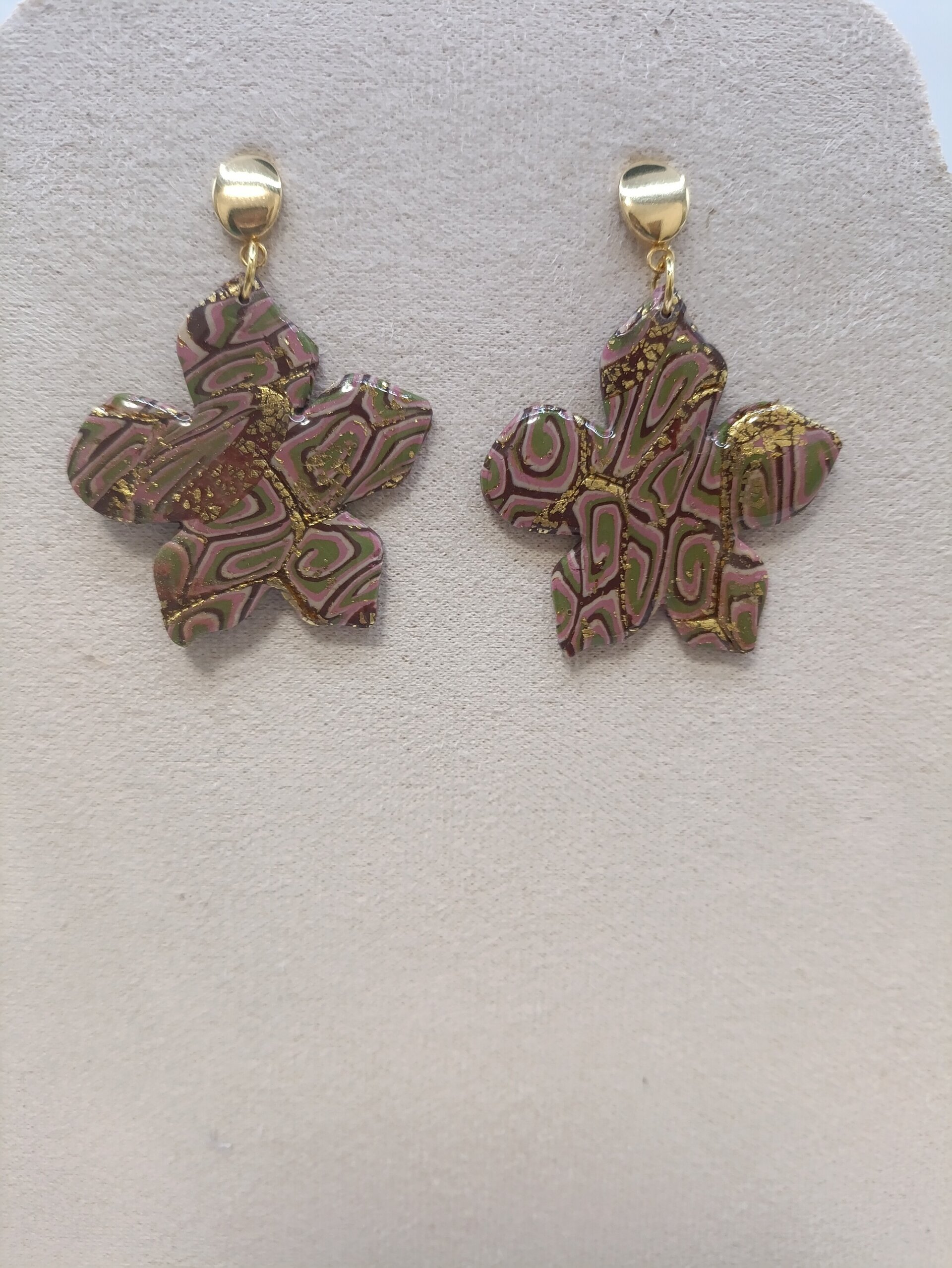 Pendientes Flor fashion retro - 6