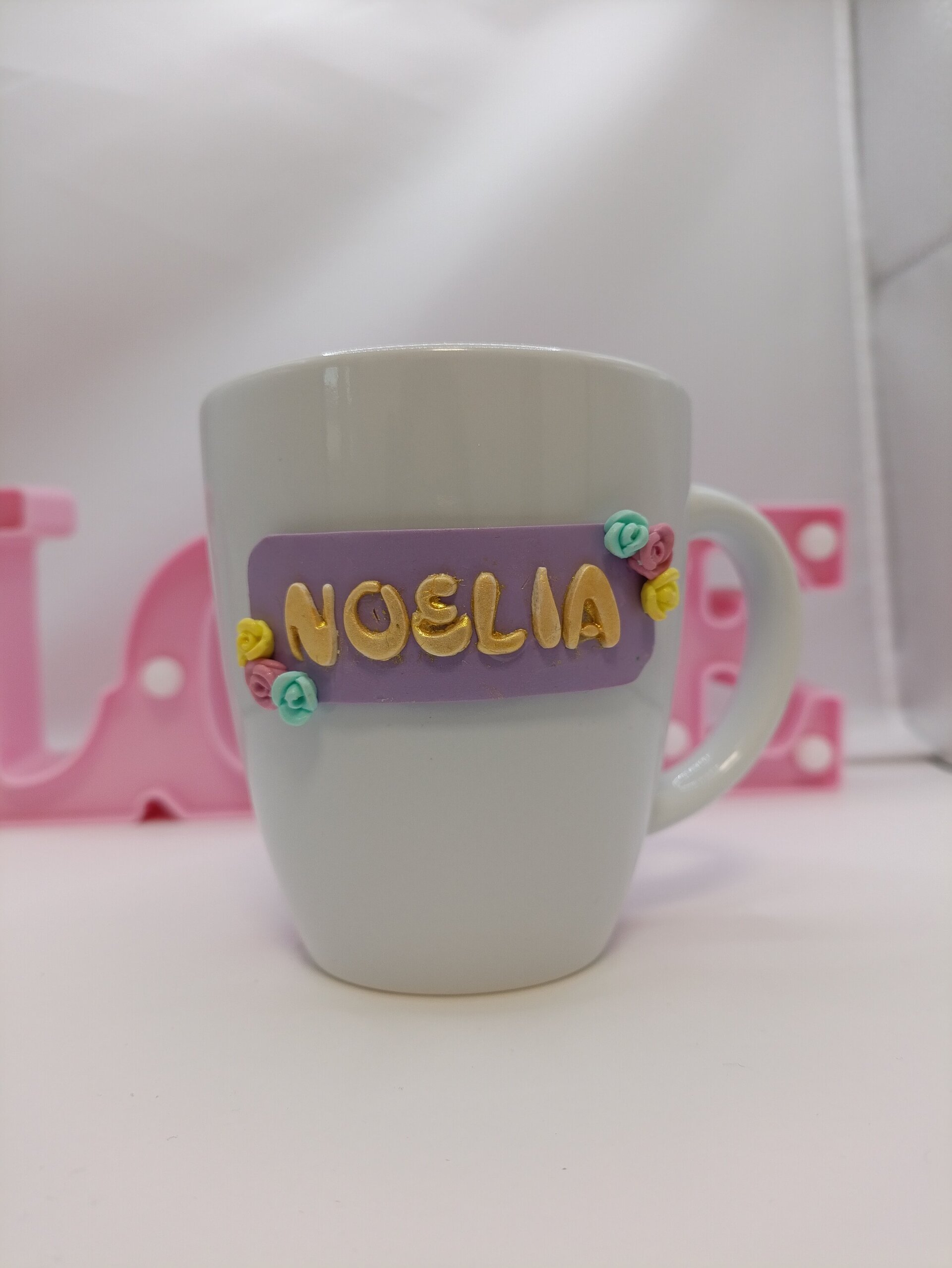 Taza personalizada Unicornio con nombre, hecha a mano - 4