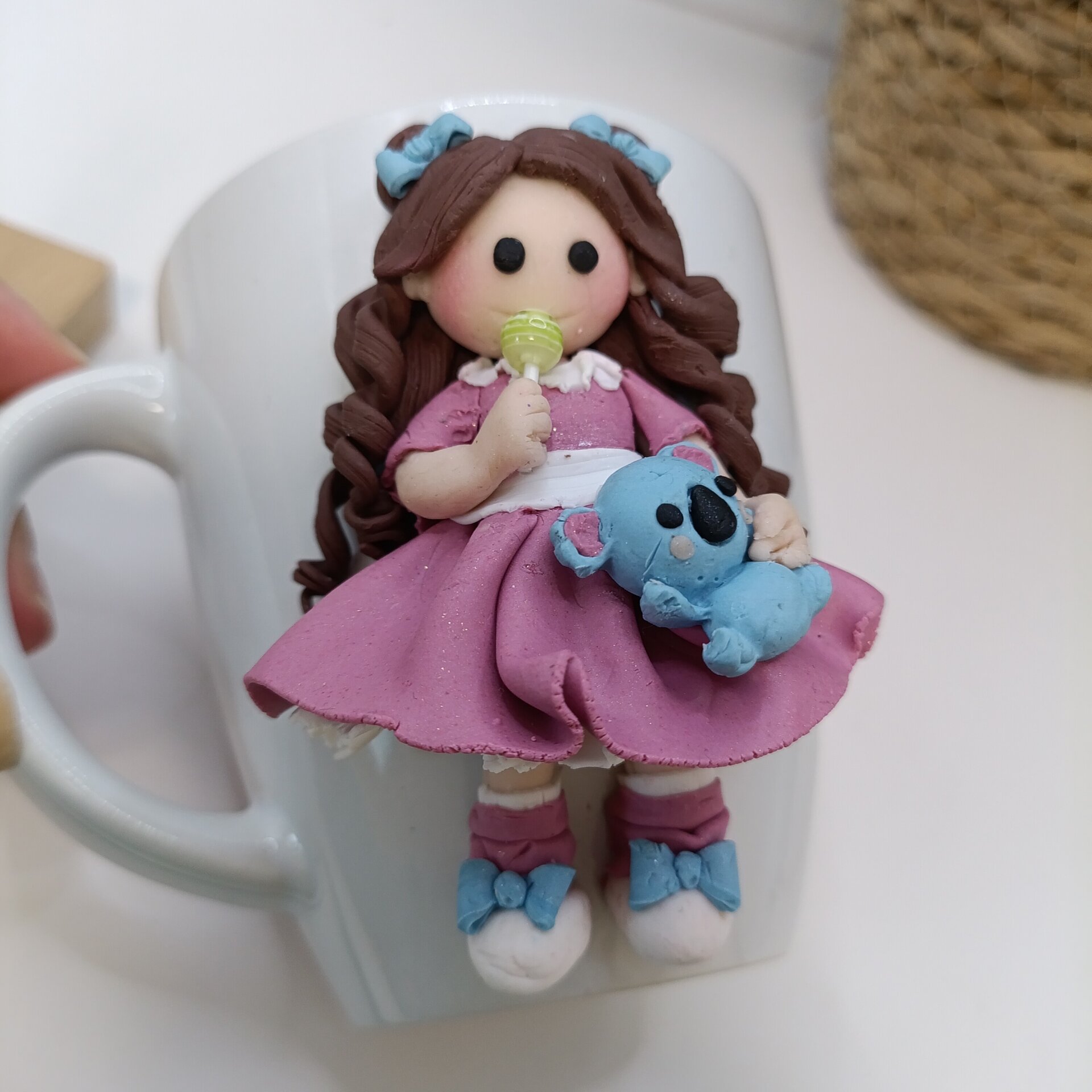 Taza personalizada de muñeca con koala - 2