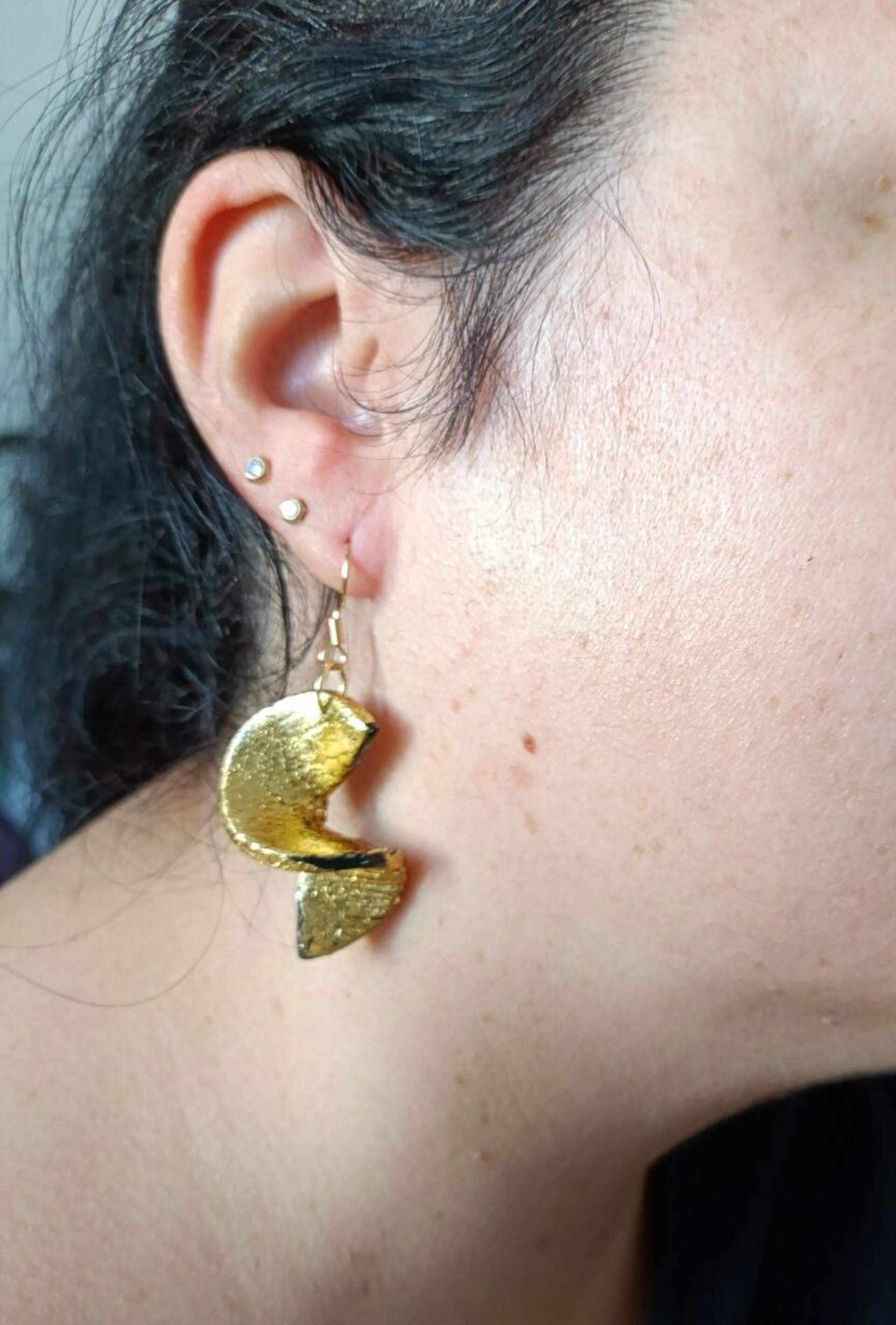 Pendientes de fiesta hechos a mano - 3