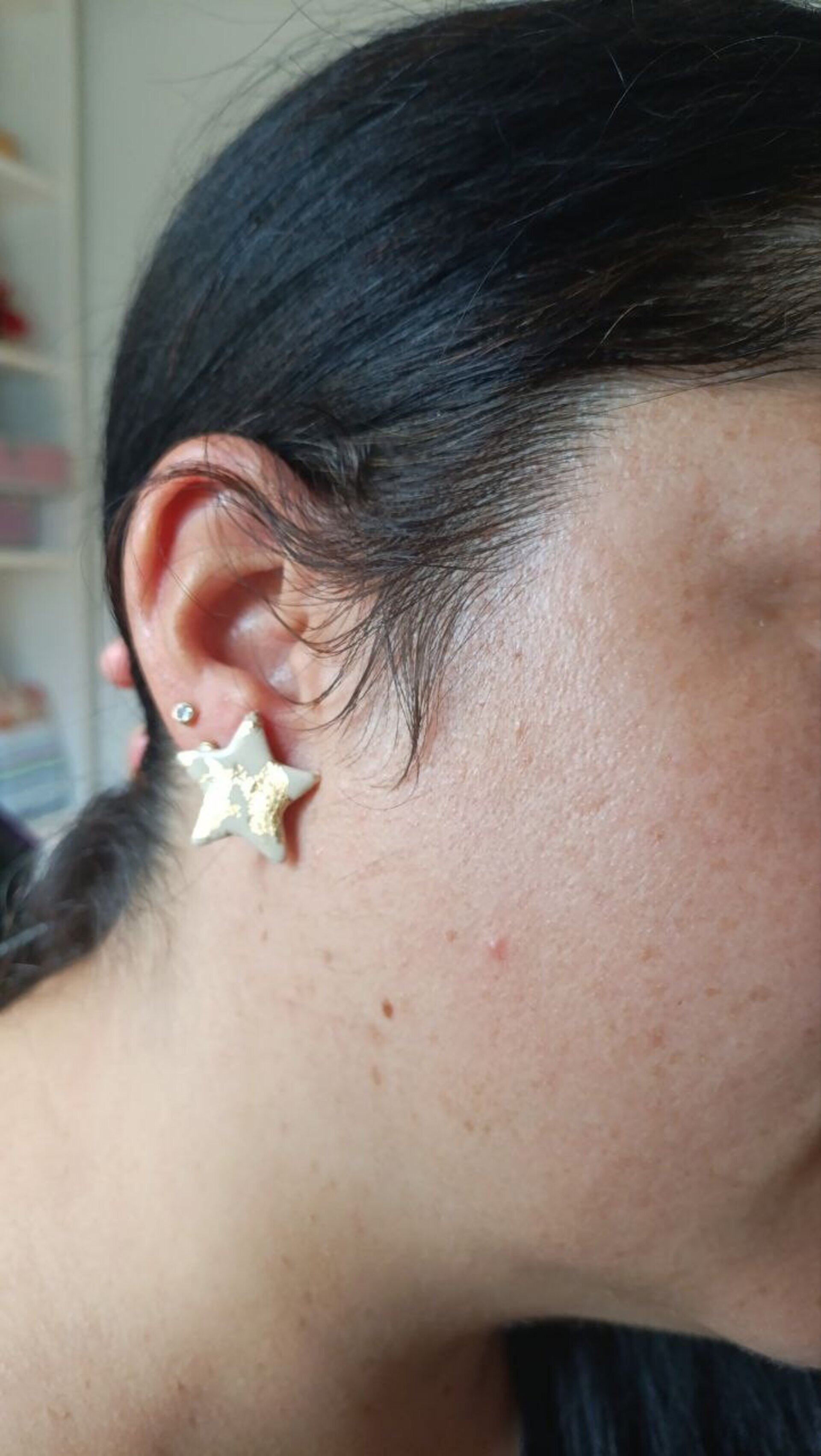 Pendientes pequños Estrella Elegant - 6