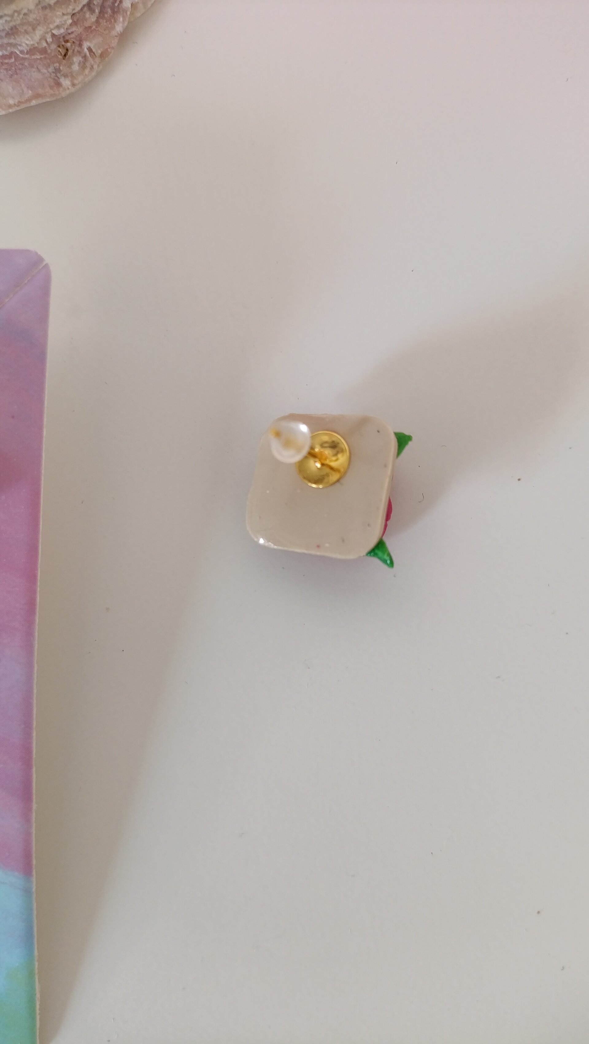 Pendientes Pequeños Flor 3D - 4
