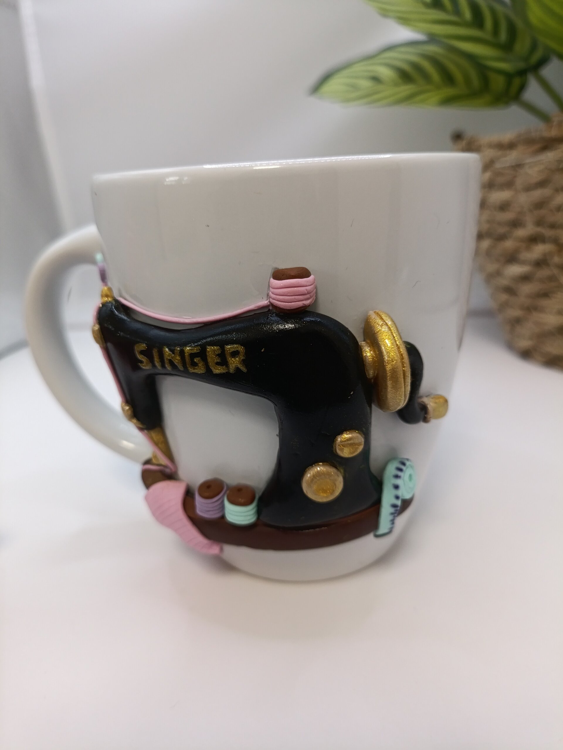 Taza Personalizada maquina de coser - 3