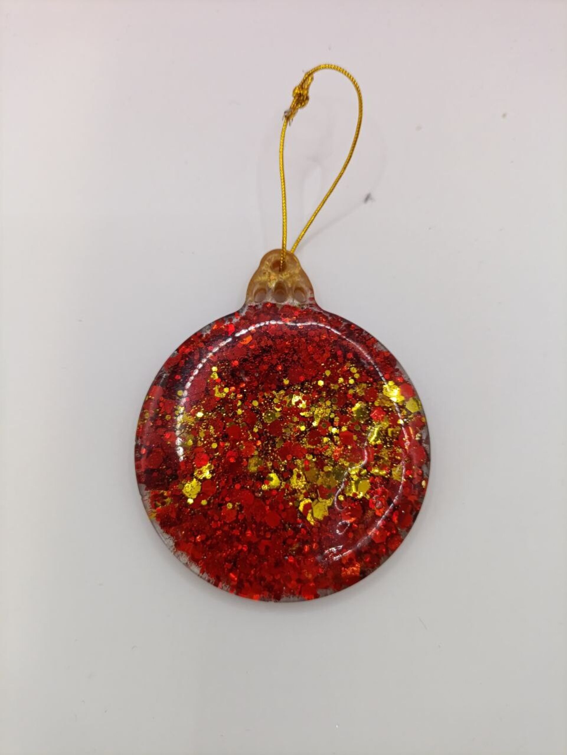 Adorno de Navidad de Resina Personalizado en forma de bola con foto y nombre - 11