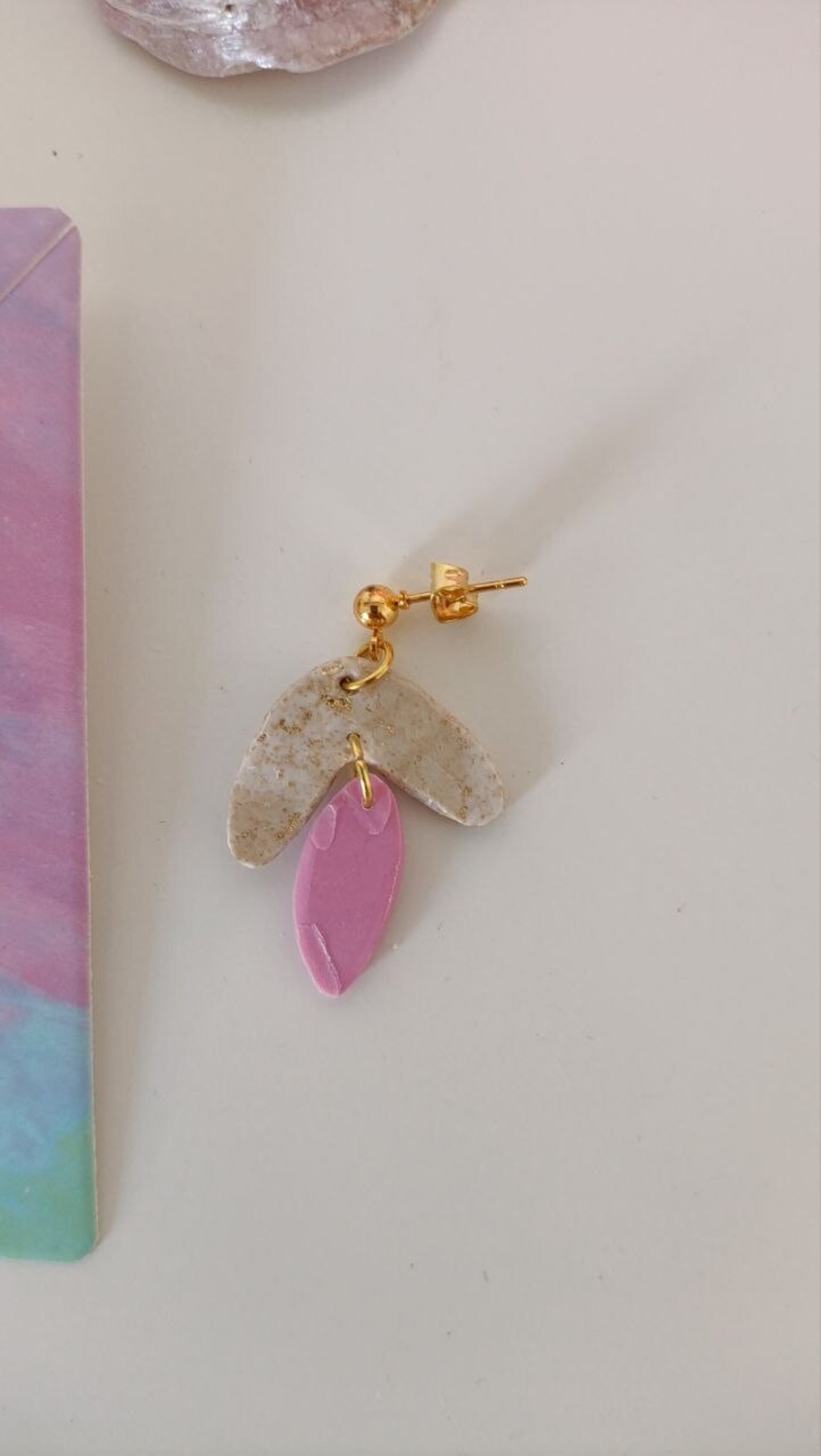 Pendientes Sof Rosa pequeños - 6