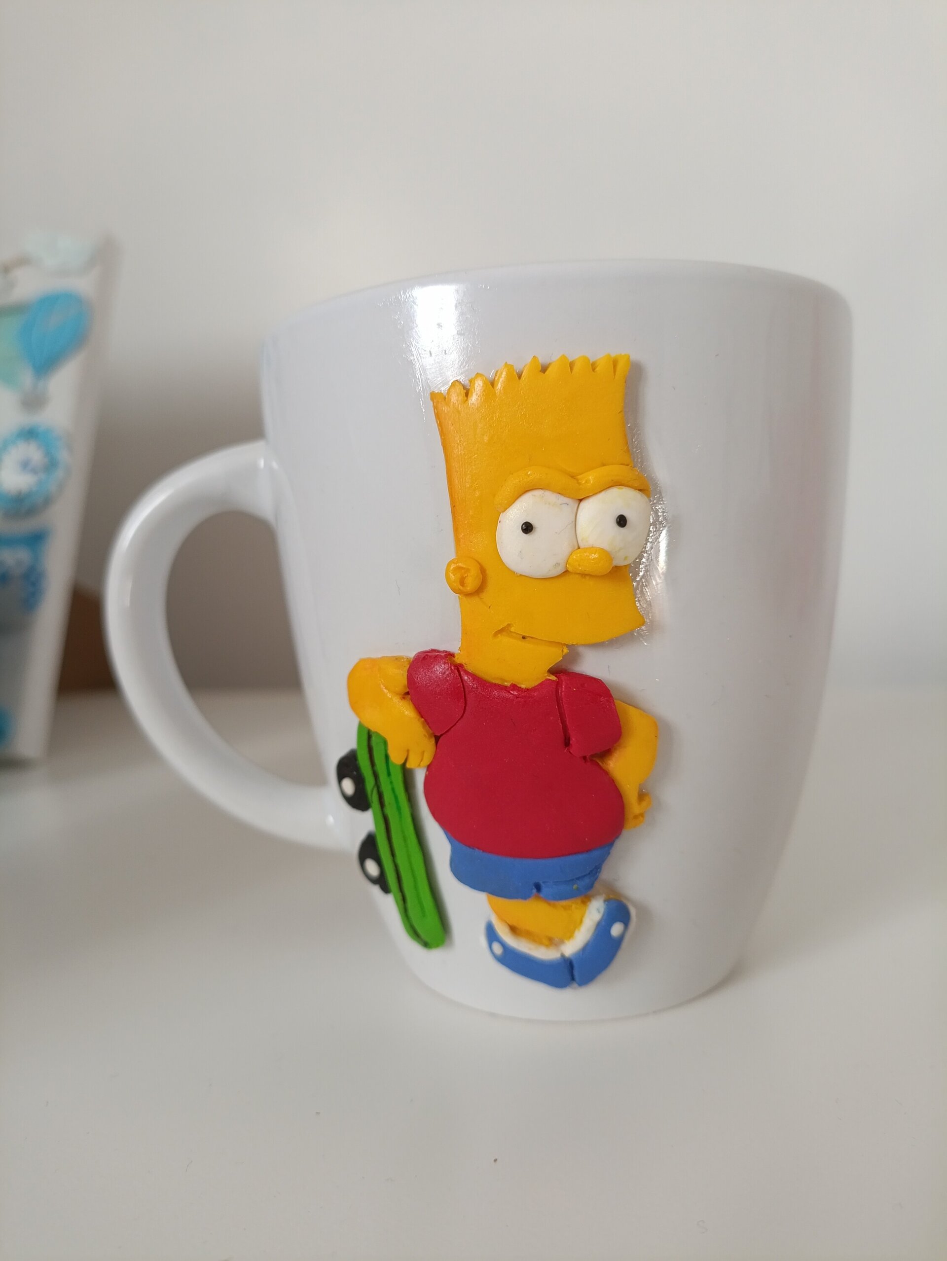 Taza personalizada Bart Simpson con nombre, hecha a mano - 2