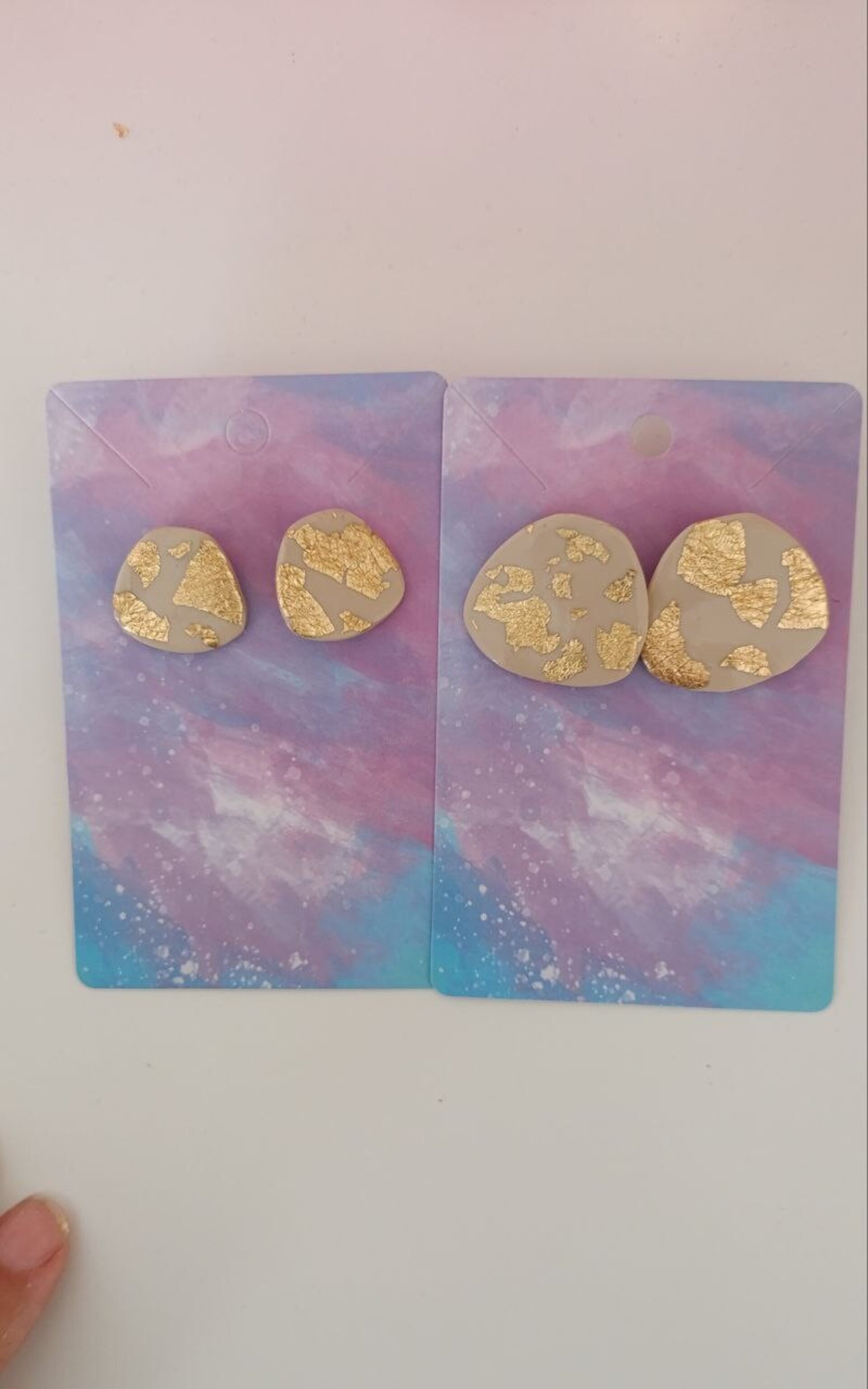 Pendientes de Arcilla Polimerica Elegant Grande - 3