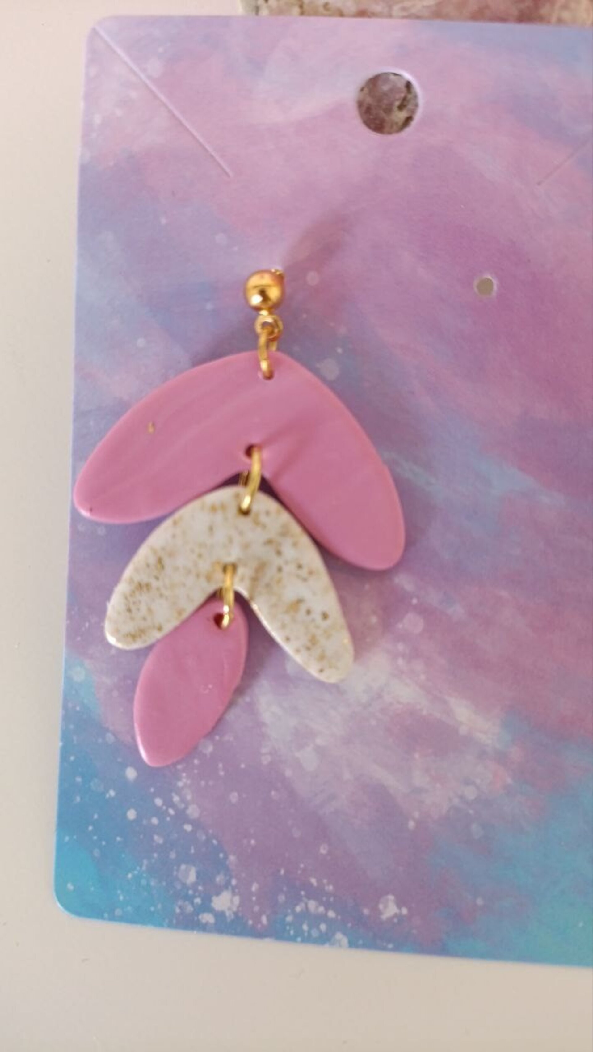 Pendientes Largos Sof Rosa - 2