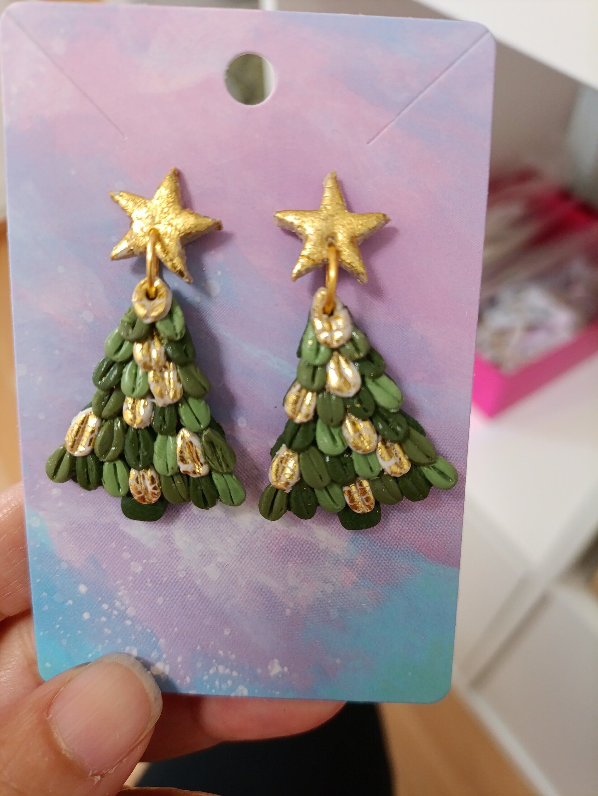 Pendientes arbol de navidad - 3