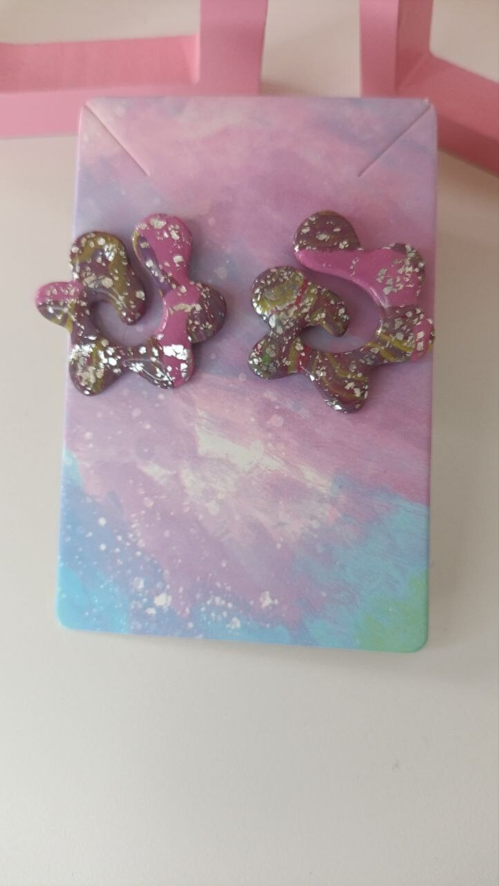 Pendientes Flow Sicodelic - 5