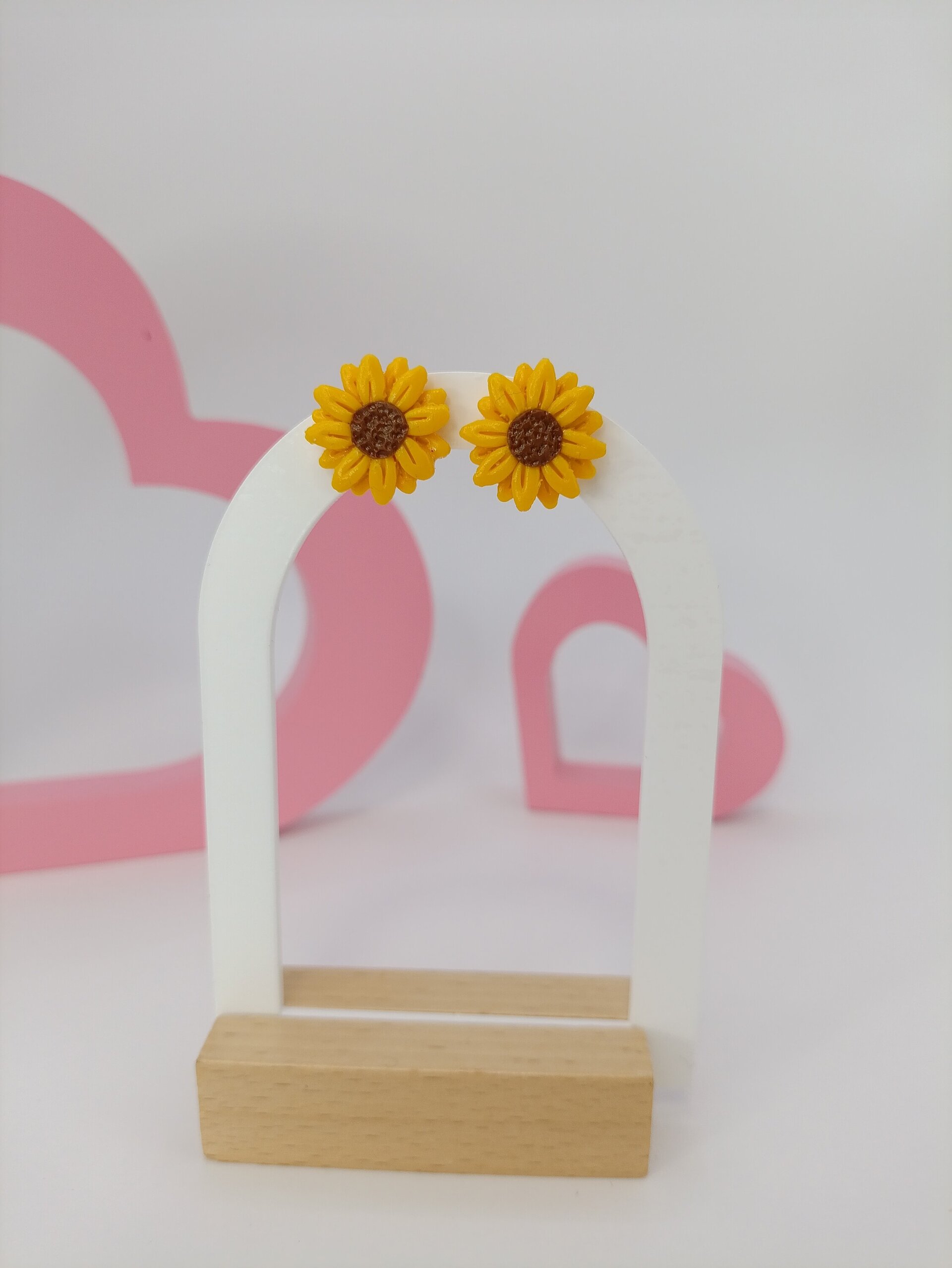 Pendientes pequeños Girasol - 2