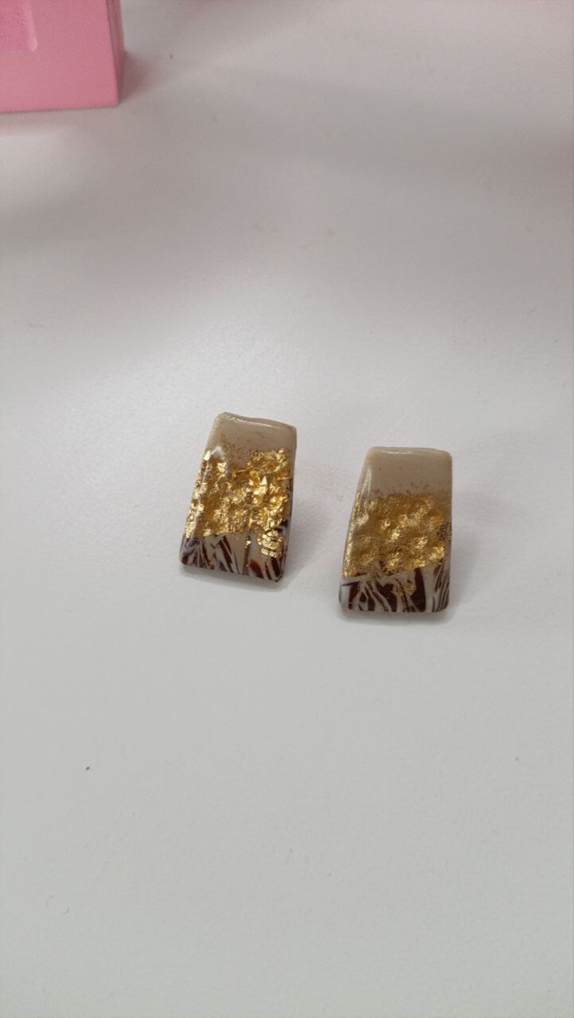 Pendientes Terrenal Rectangurlar - 5