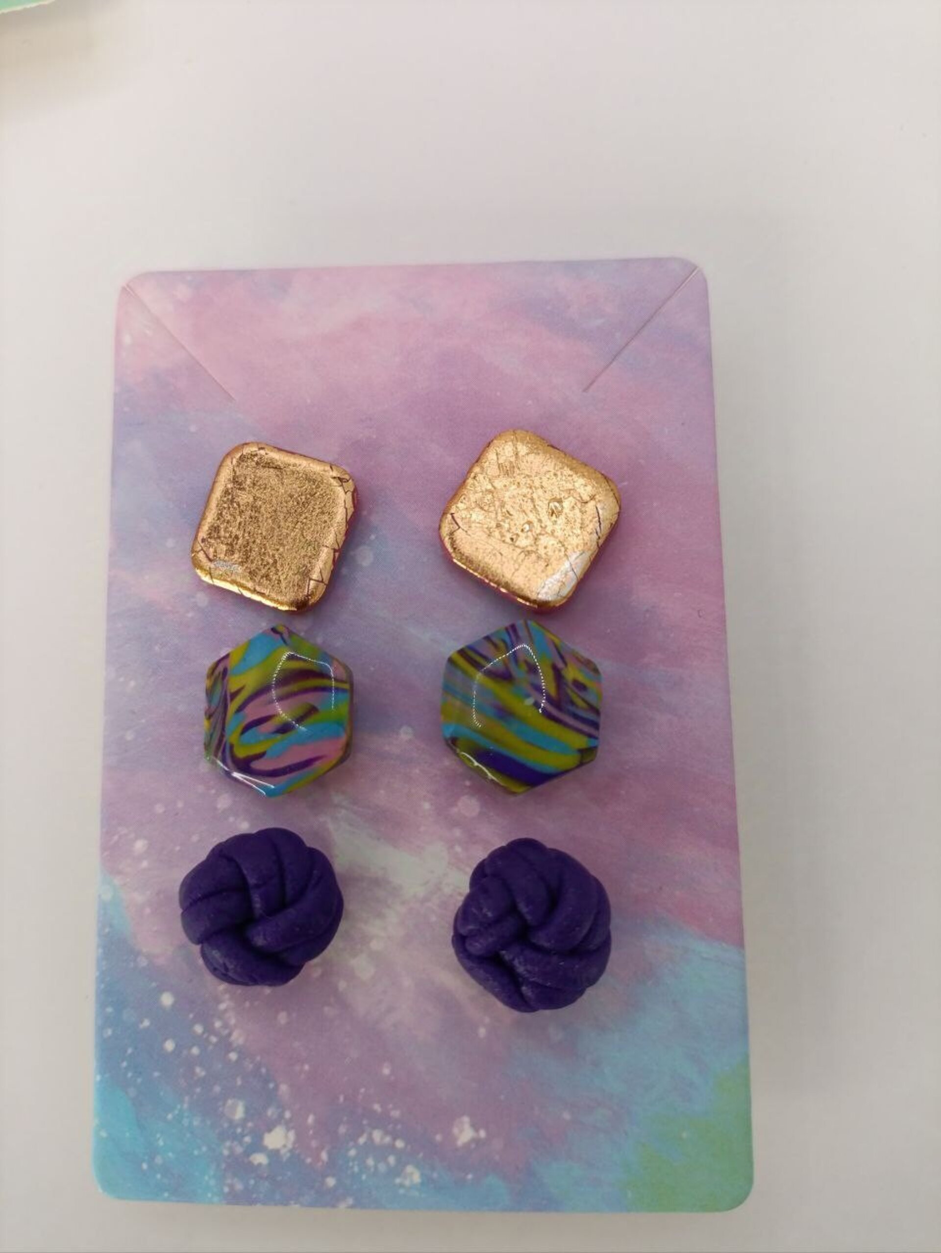 Pack de 3 Pares de Pendientes pequeños mujer- 25 MODELOS DIFERENTES - 18