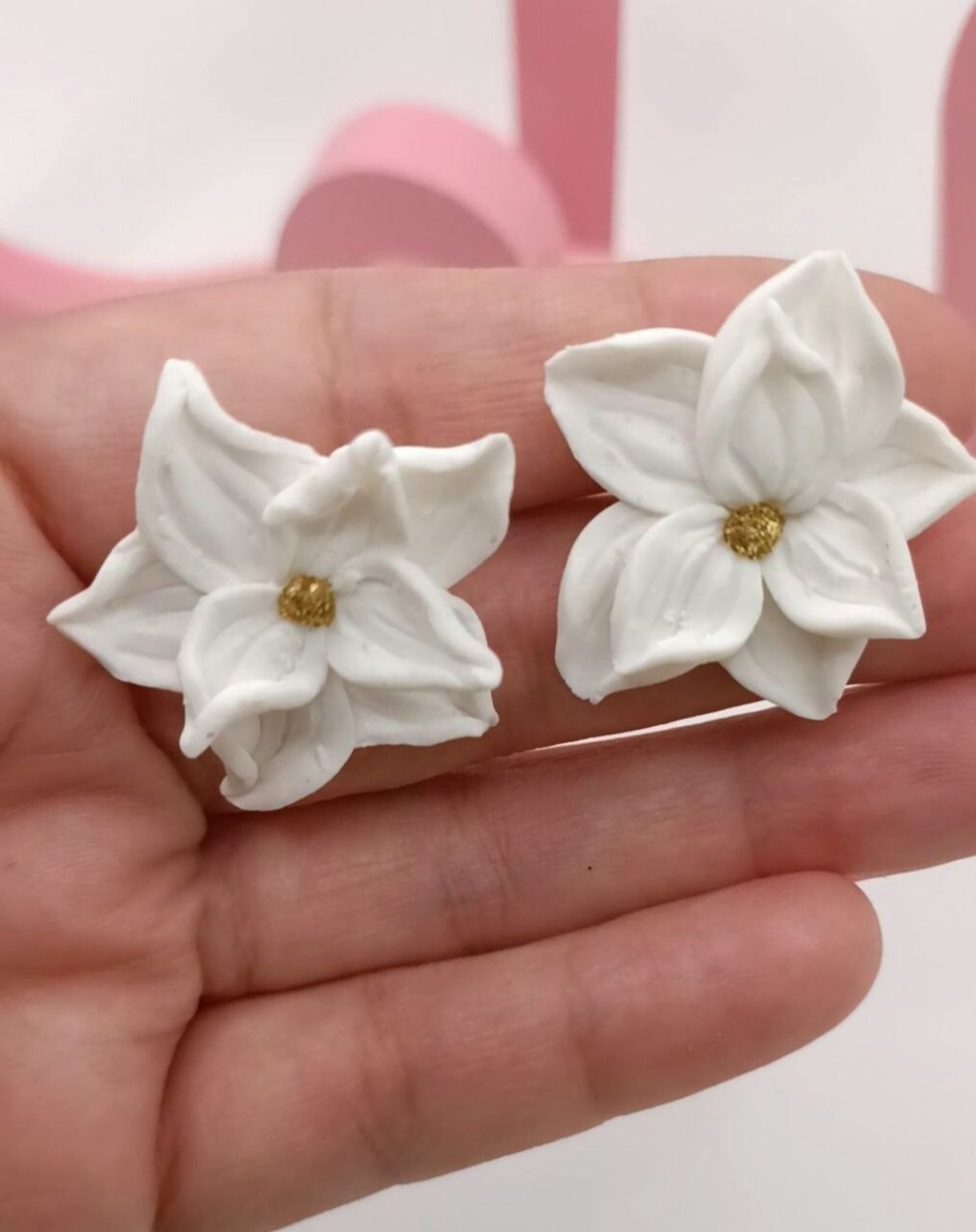 Pendientes de arcilla Flor Kira - 2