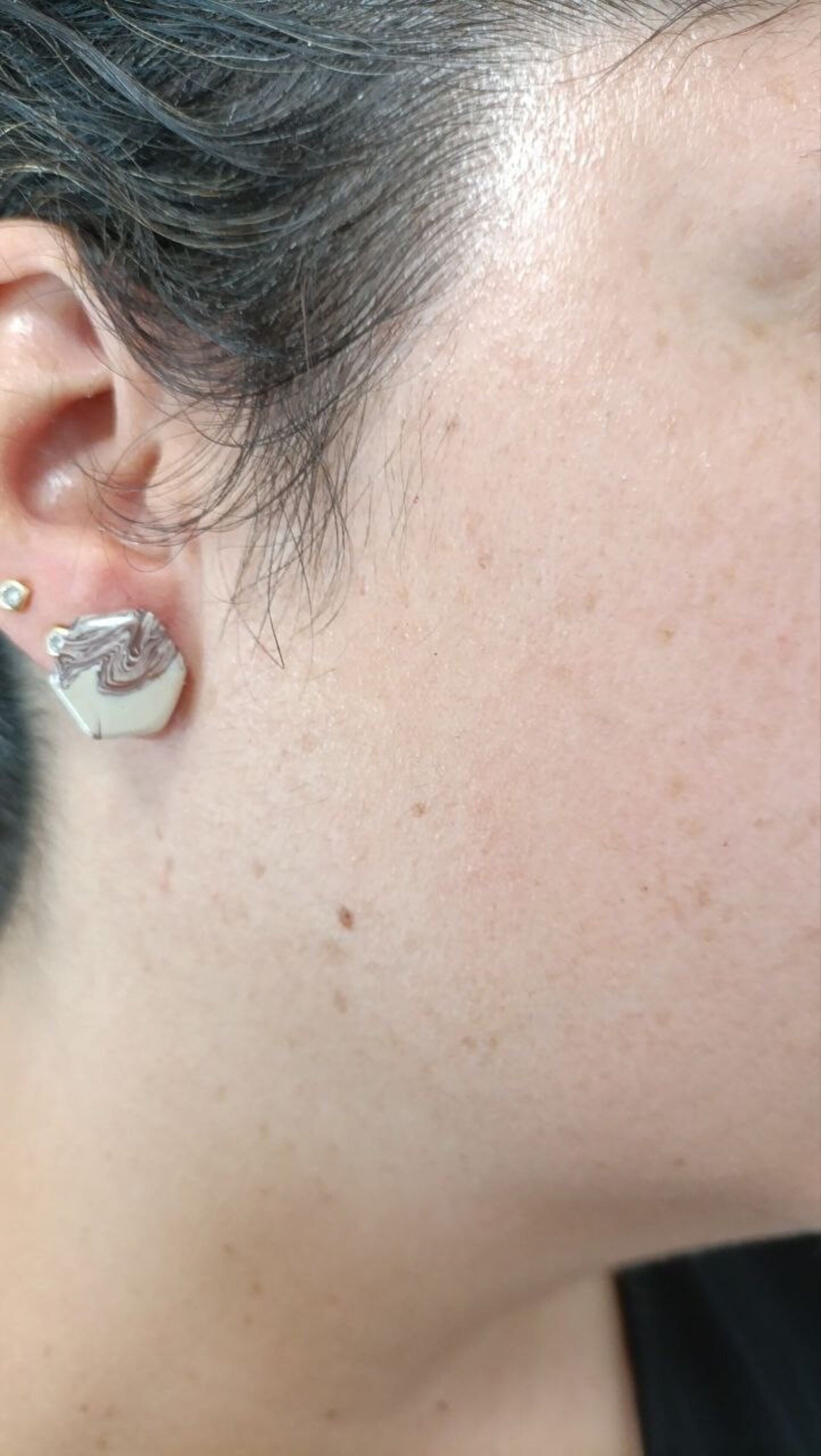 Pendientes Pequeños arcilla polimerica Geo Terrenal - 3