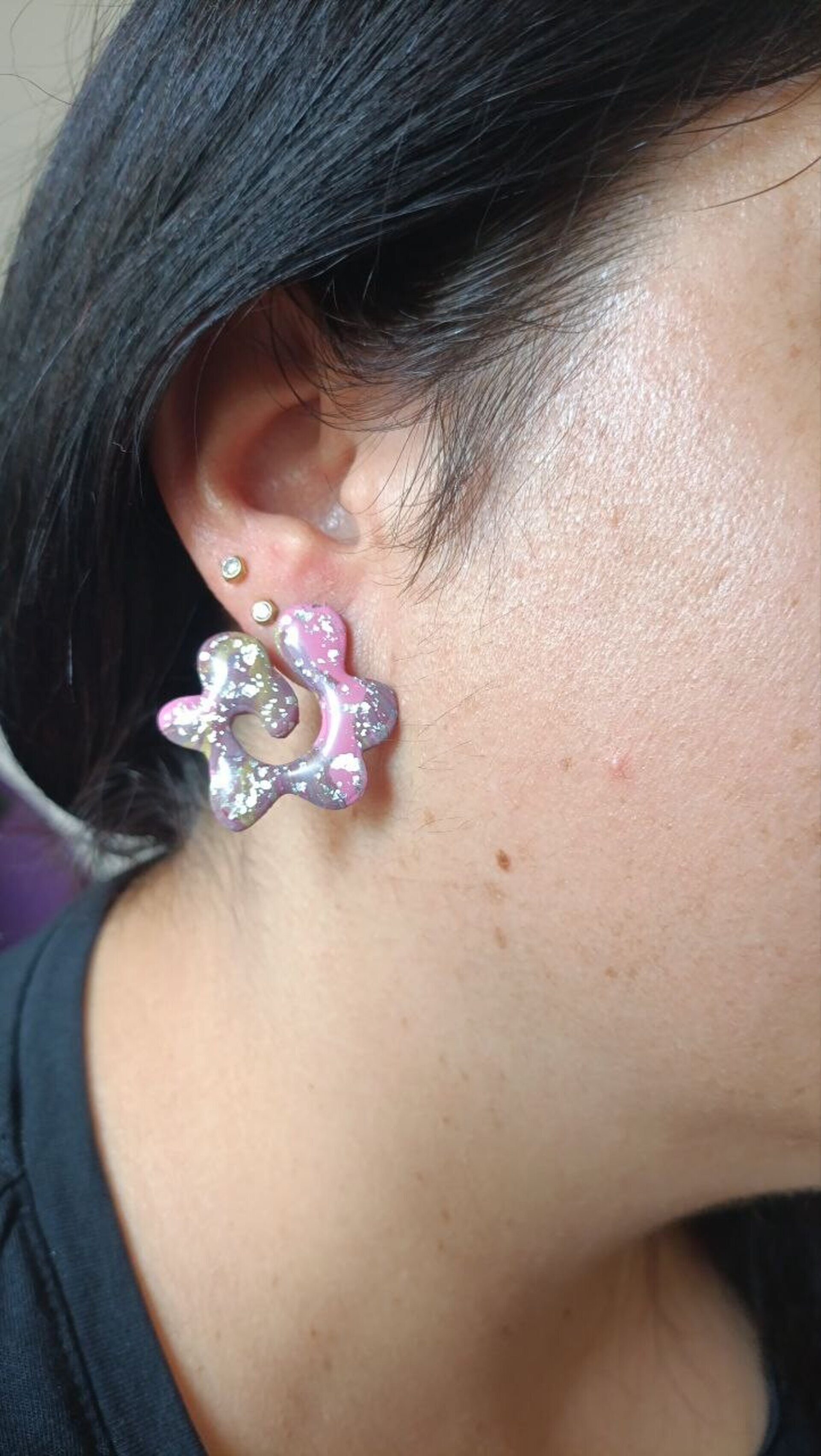 Pendientes Flow Sicodelic - 4