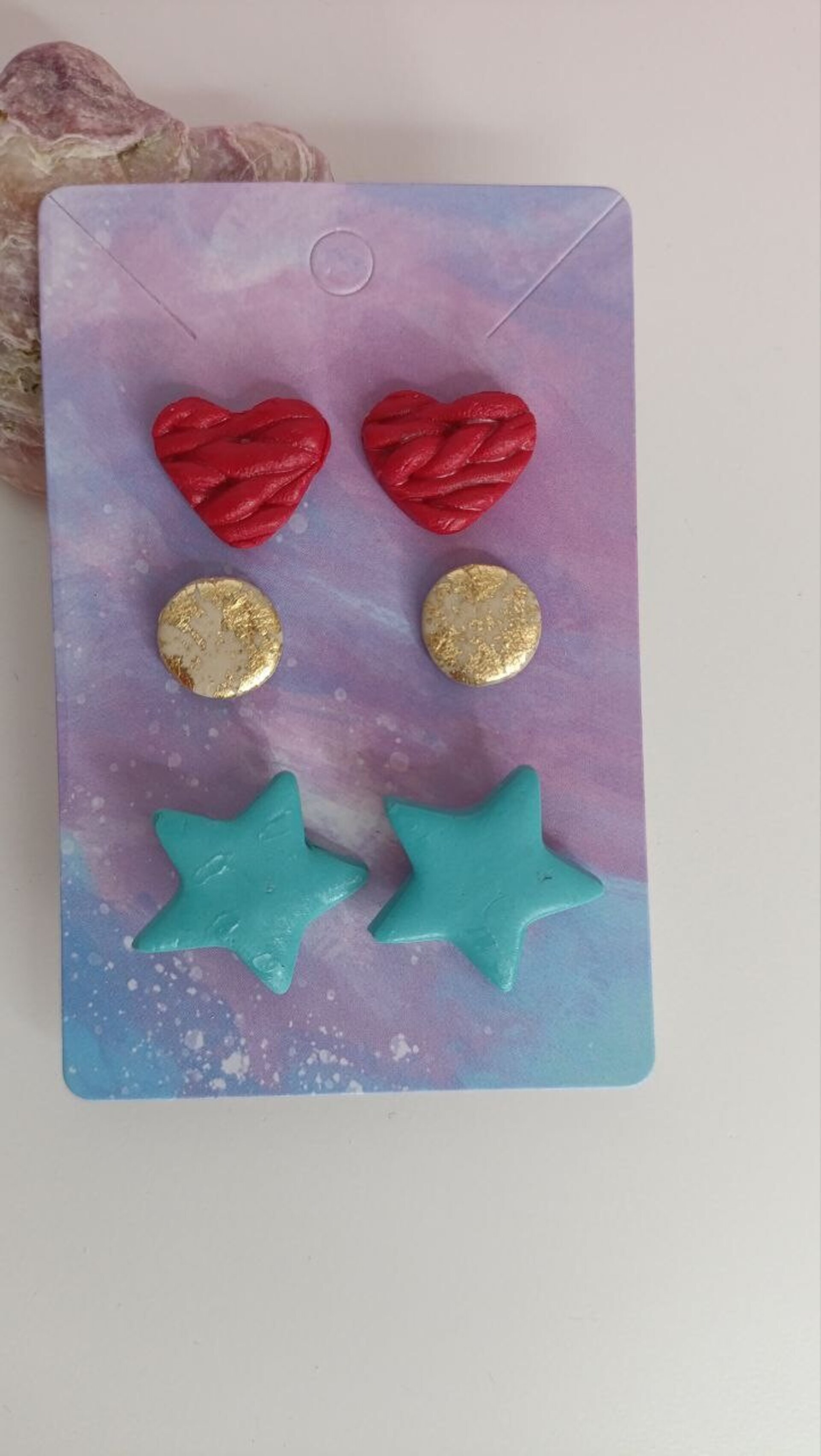 Pack de 3 Pares de Pendientes pequeños mujer- 25 MODELOS DIFERENTES - 10