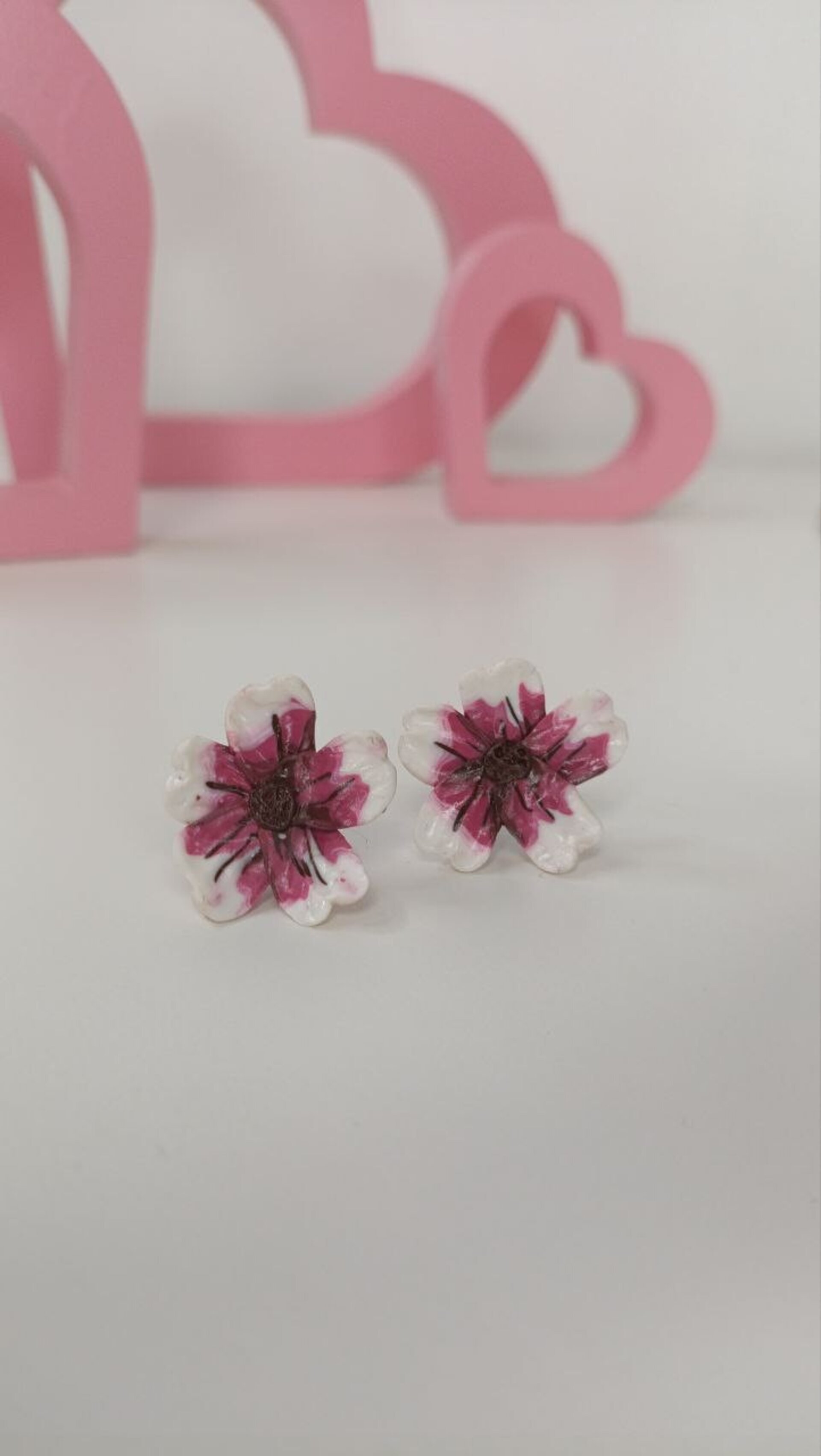Pendientes de arcilla Flor Nala - 5