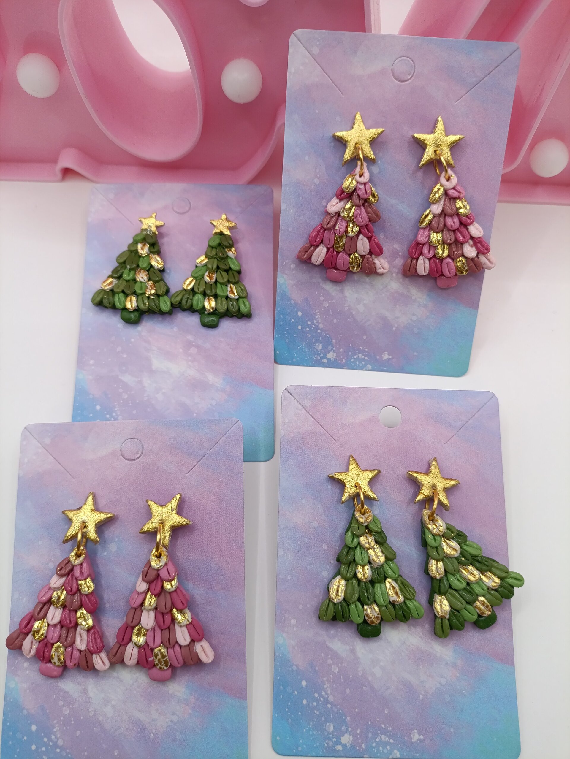 Pendientes arbol de navidad - 8