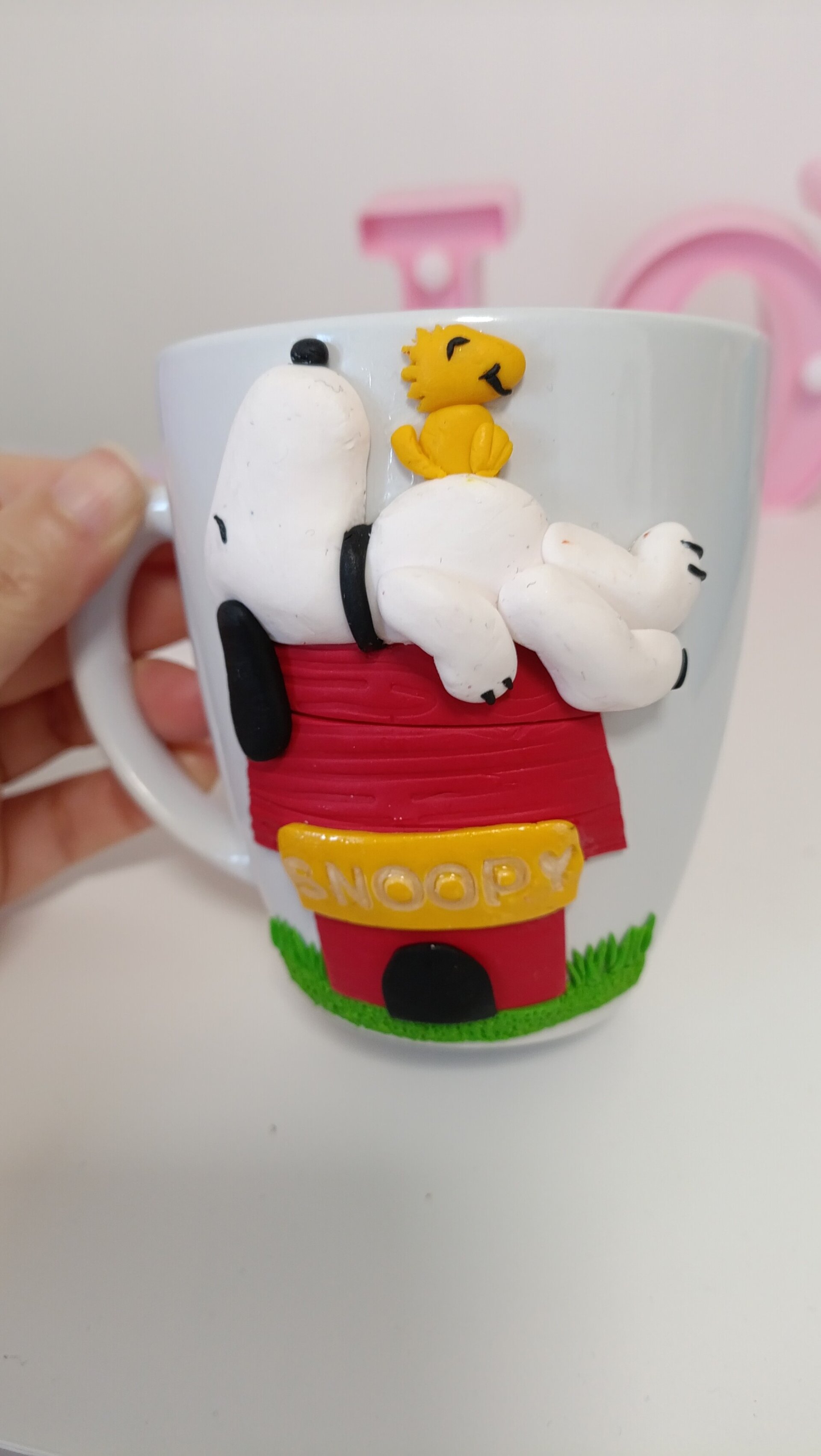 Taza personalizada Snoopy con nombre - 3