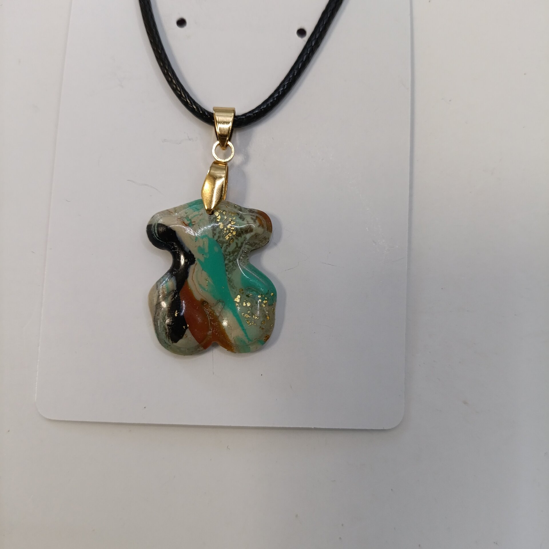 Colgante oso estampado - 3