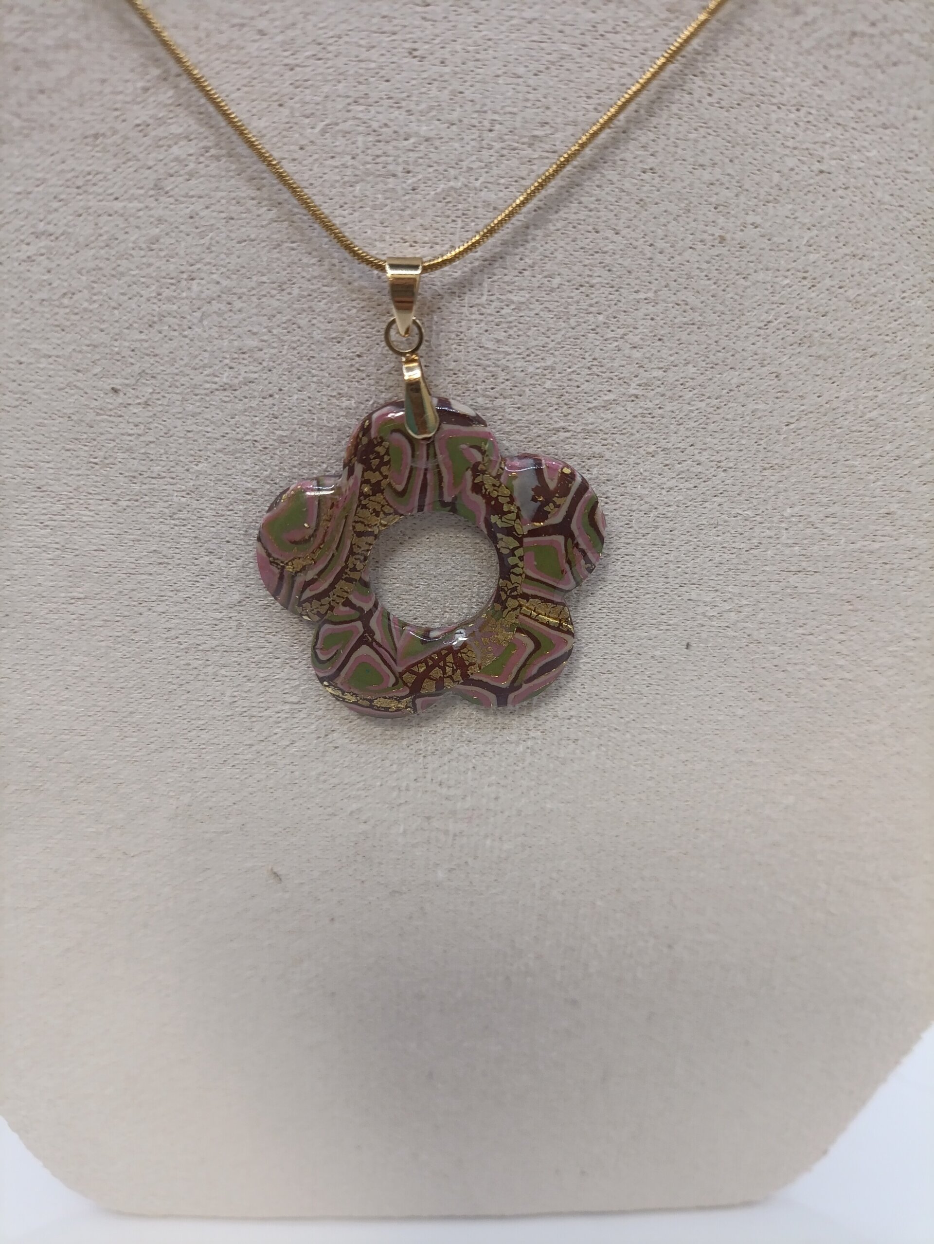 Conjunto pendientes de aro y colgante - 4