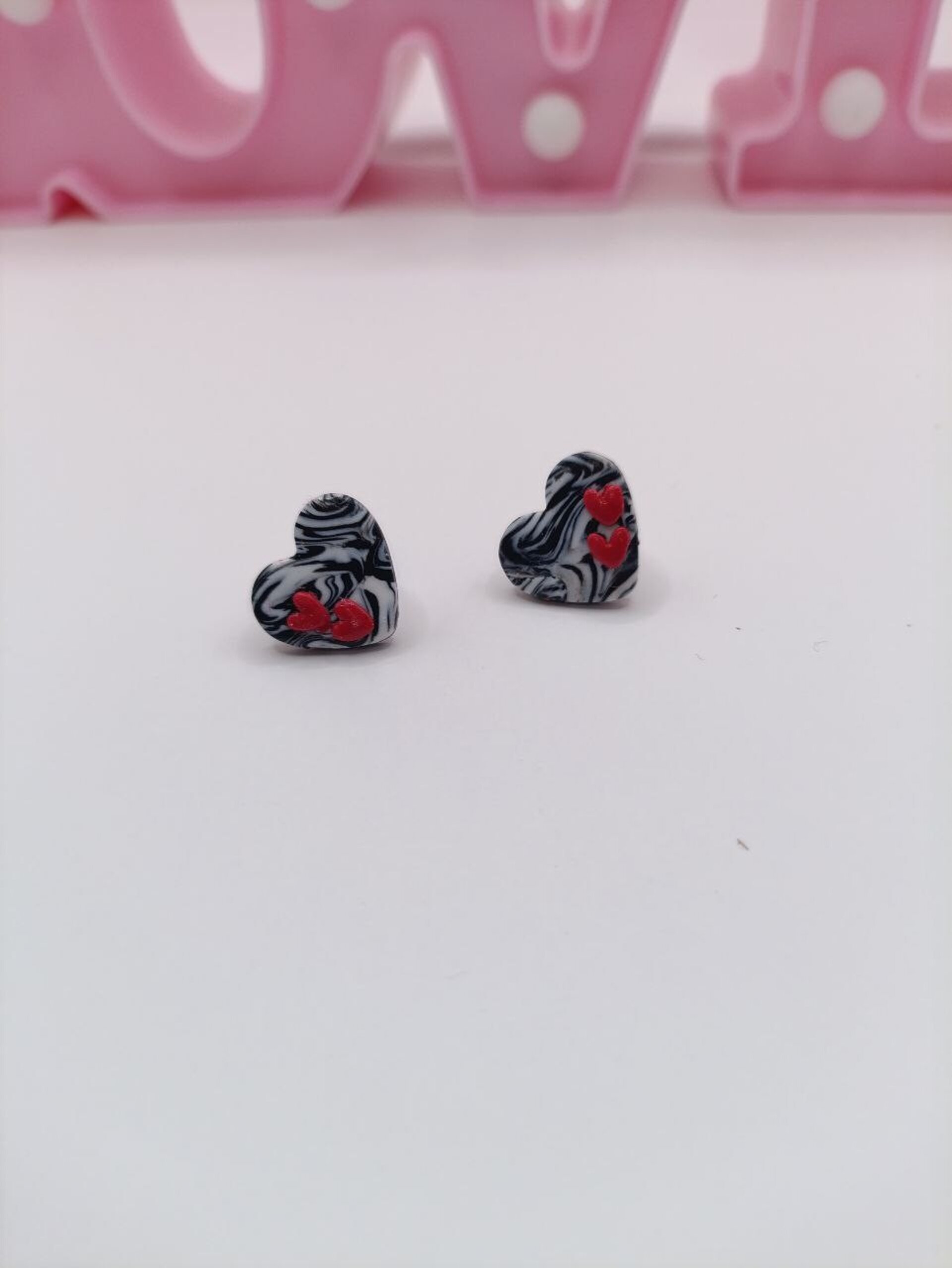 Pendientes pequeños Corazon moderno - 4