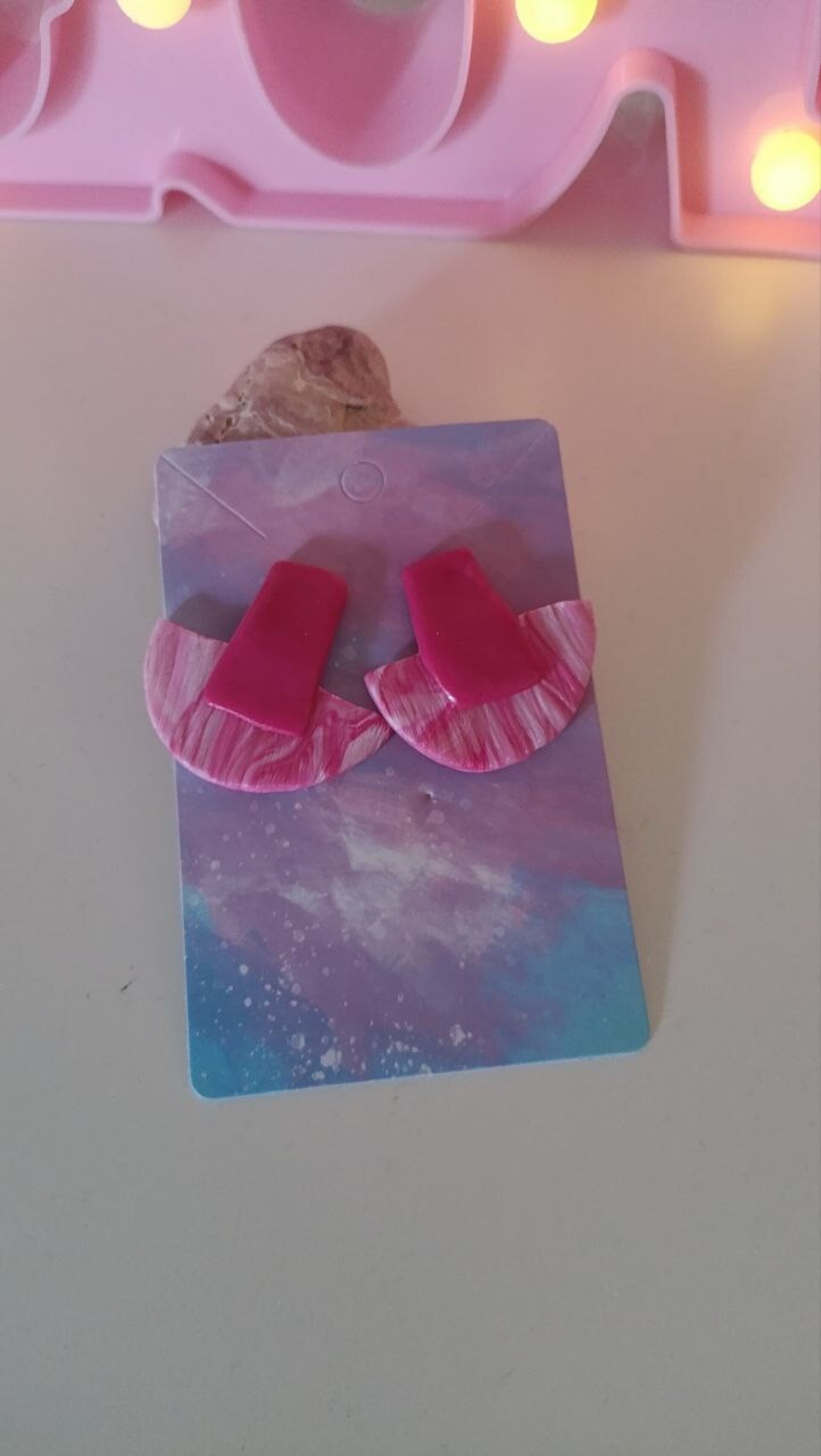 Pendientes Modelo Egipto Rosa - 3