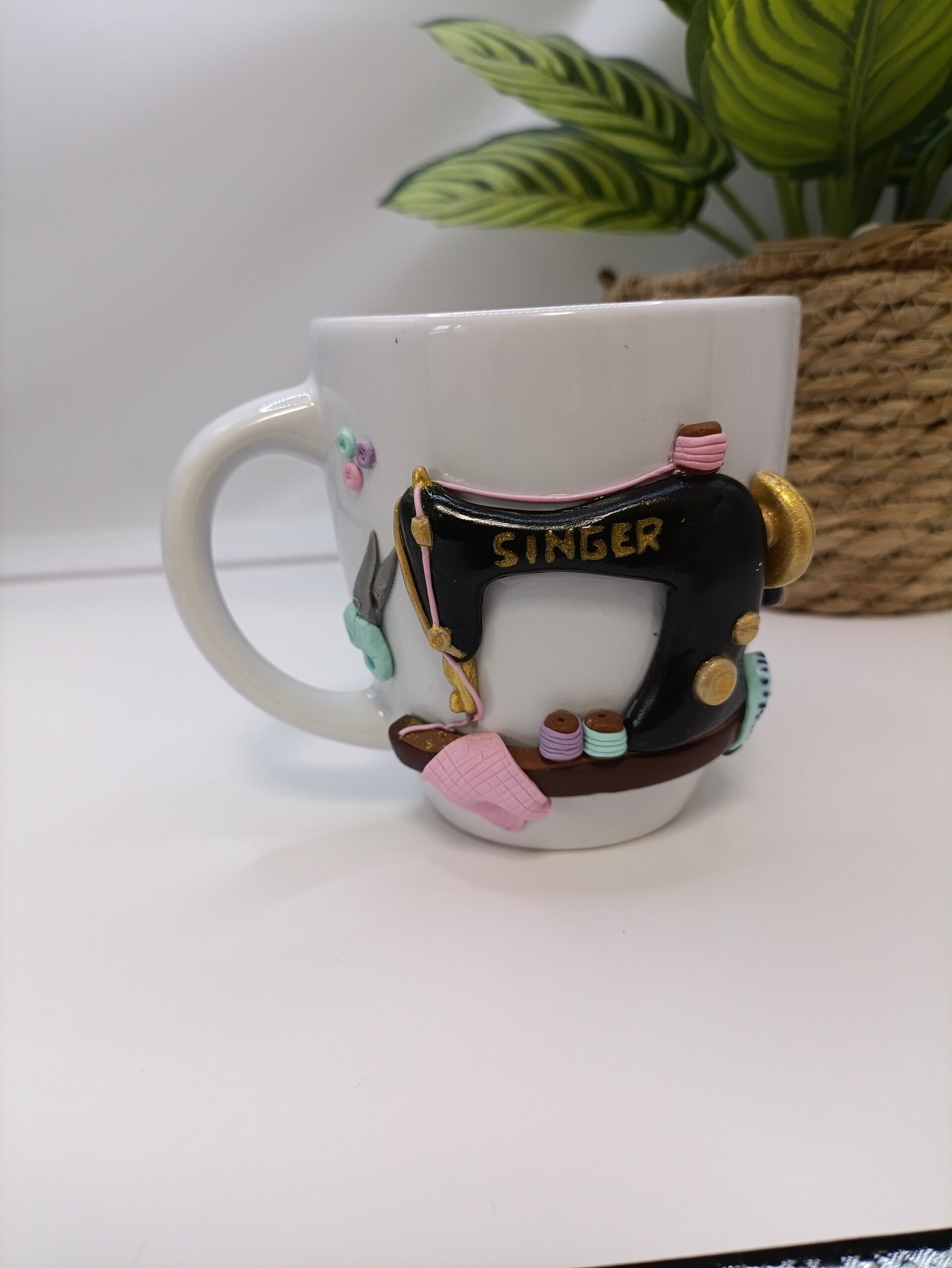 Taza Personalizada maquina de coser - 4