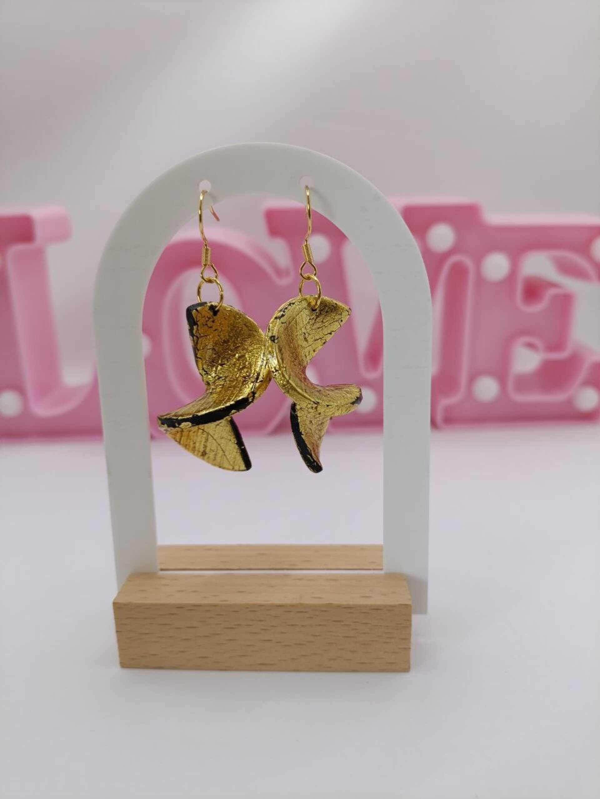 Pendientes de fiesta hechos a mano - 6