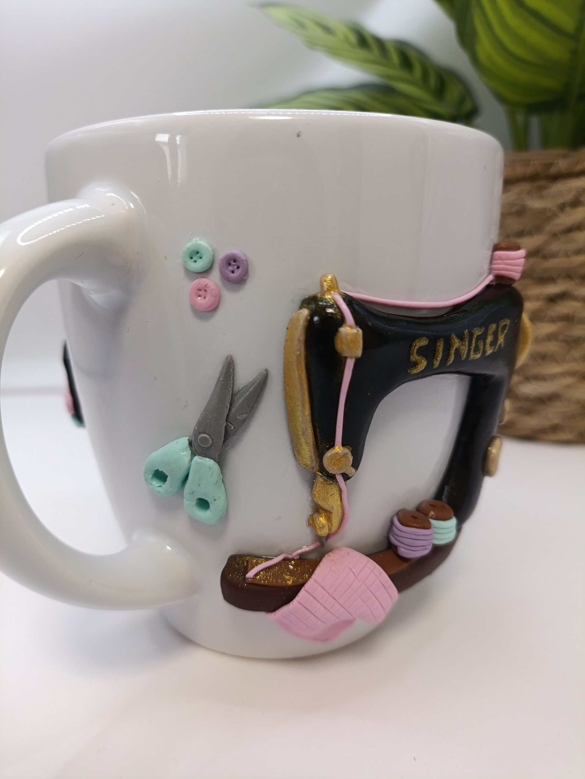Taza Personalizada maquina de coser - 5